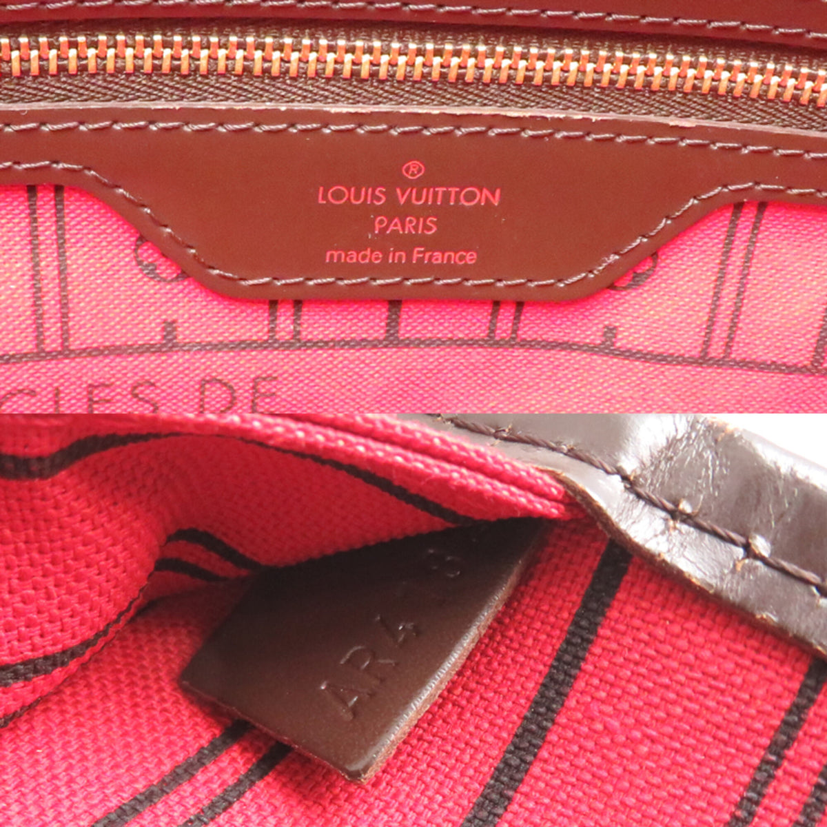 Louis Vuitton Brown Damier Canvas Tote Bag (Pre-Owned)