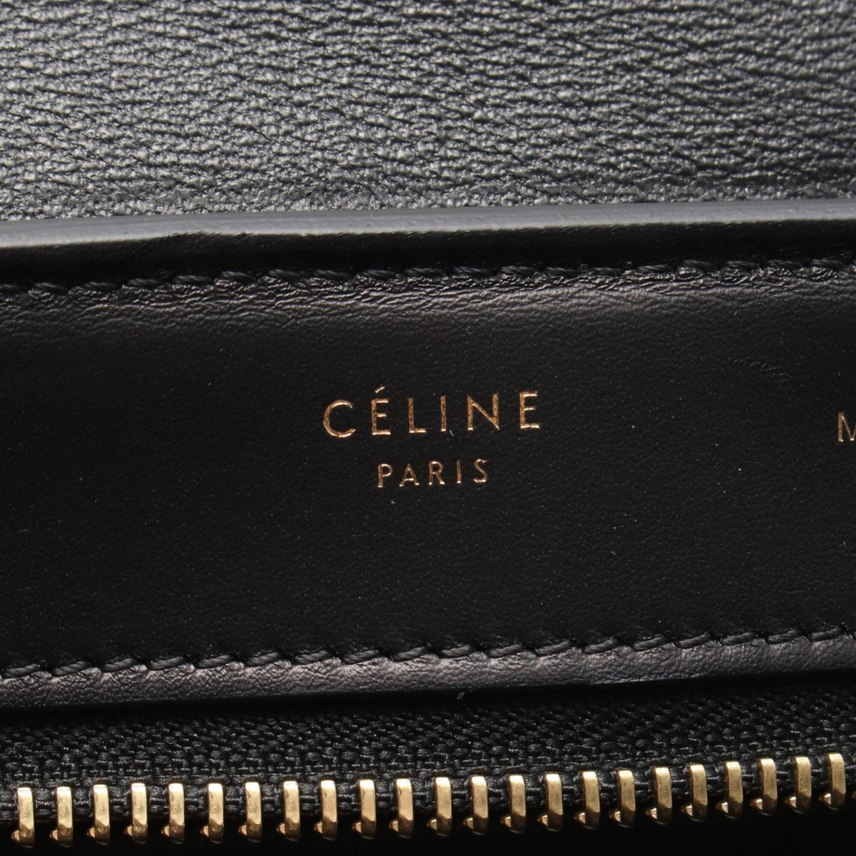 Celine Black Blue Brown Leather Handbag (Pre-Owned)