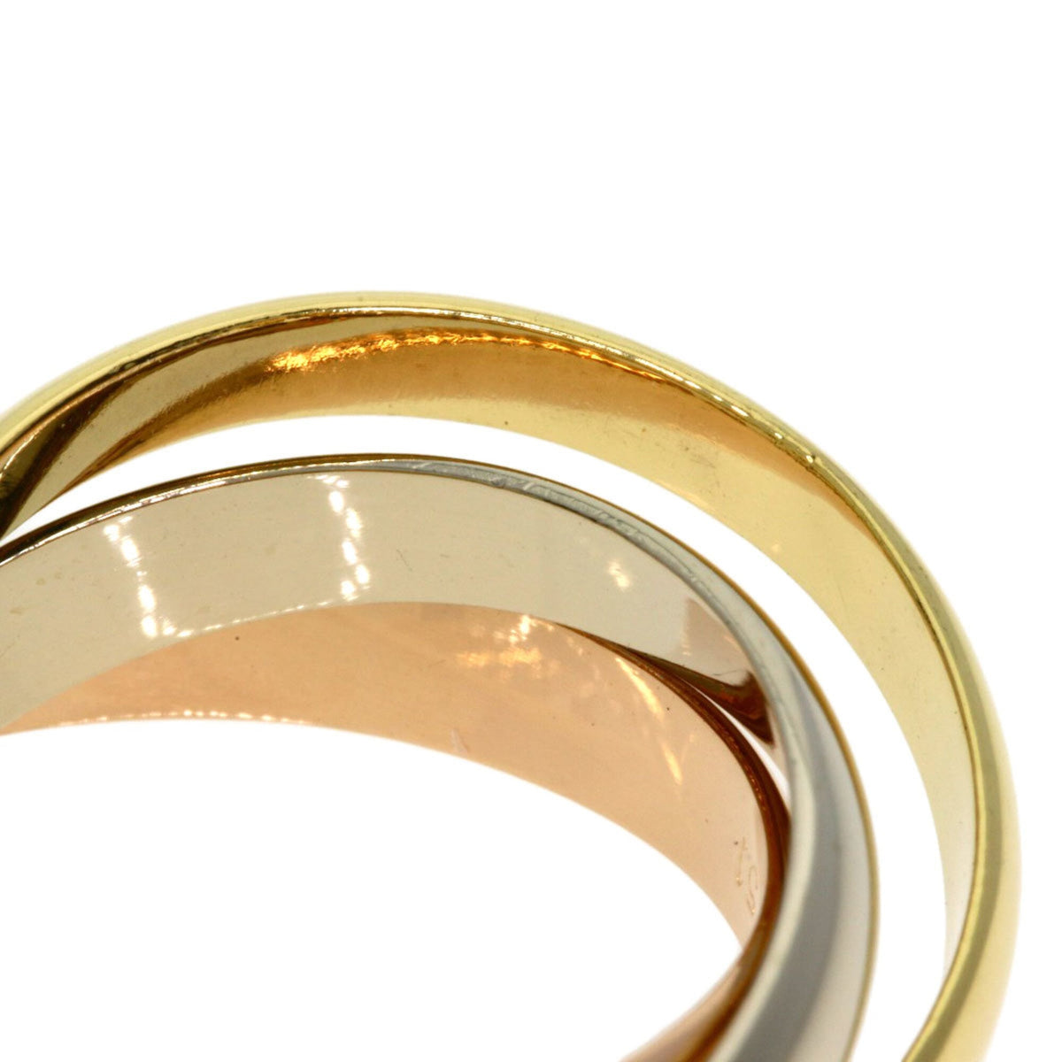 Cartier Trinity Yellow Gold (18K) Pink Gold (18K) White Gold (18K) Band Ring (Pre-Owned)