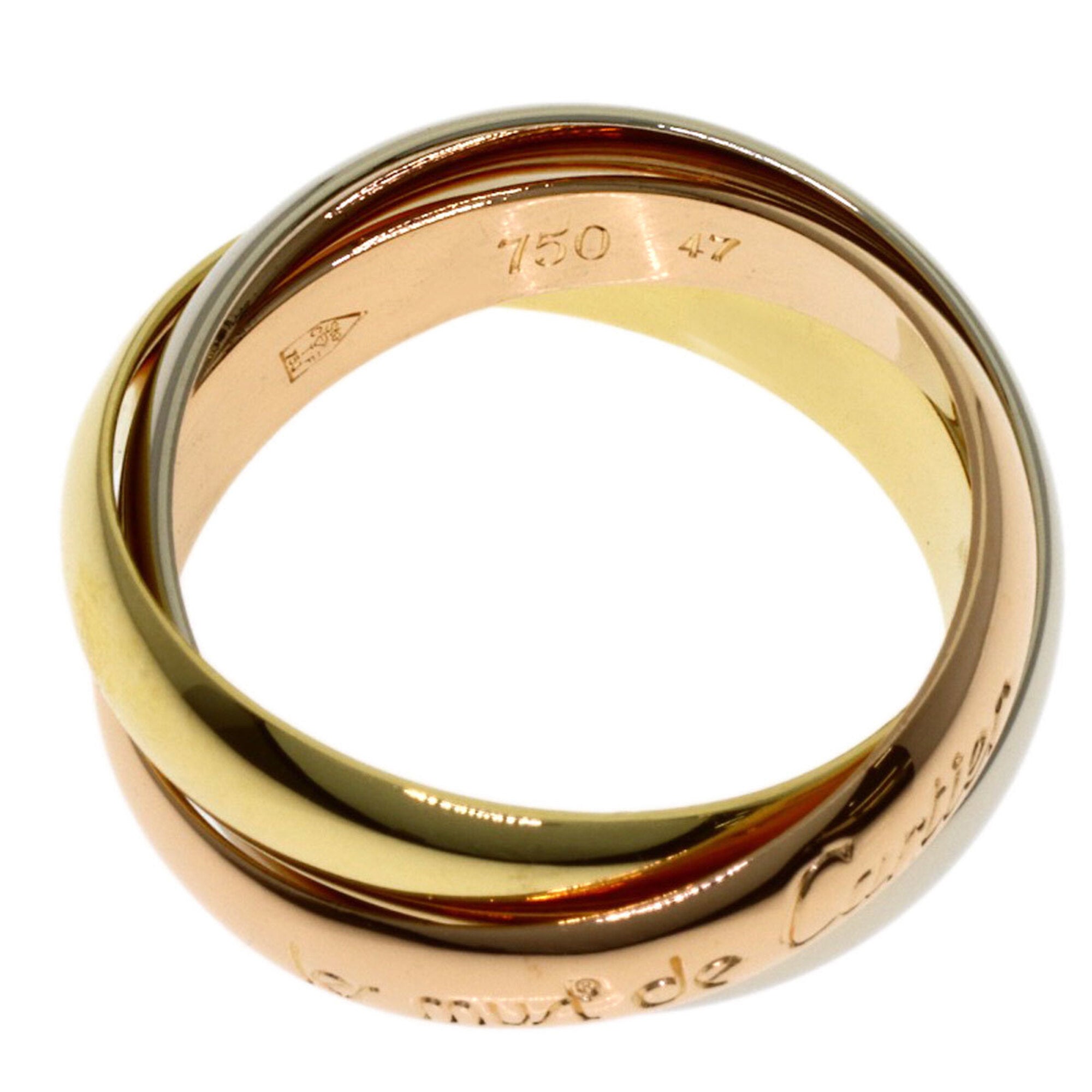 Cartier Yellow Gold (18K) Pink Gold (18K) White Gold (18K) Band Ring (Pre-Owned)