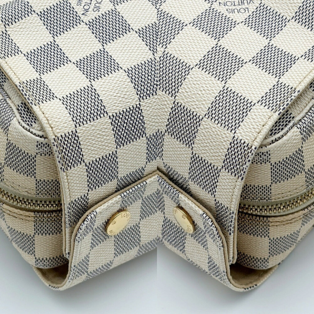Louis Vuitton Damier Azur Damier Azur Damier Canvas Shoulder Bag (Pre-Owned)
