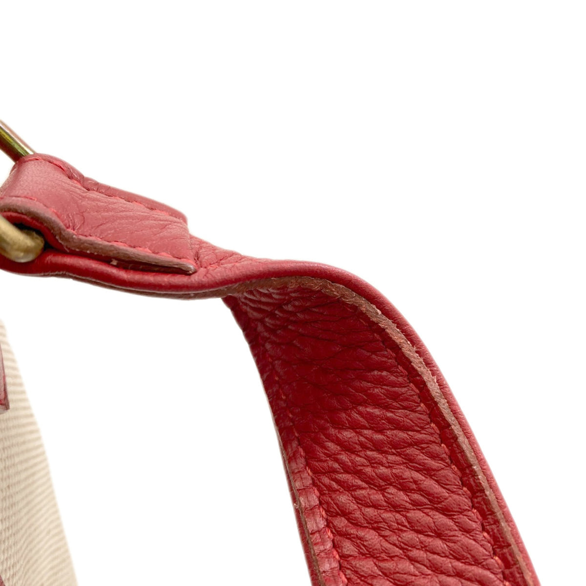 Hermes Natural Red Color Shoulder Bag (Pre-Owned)