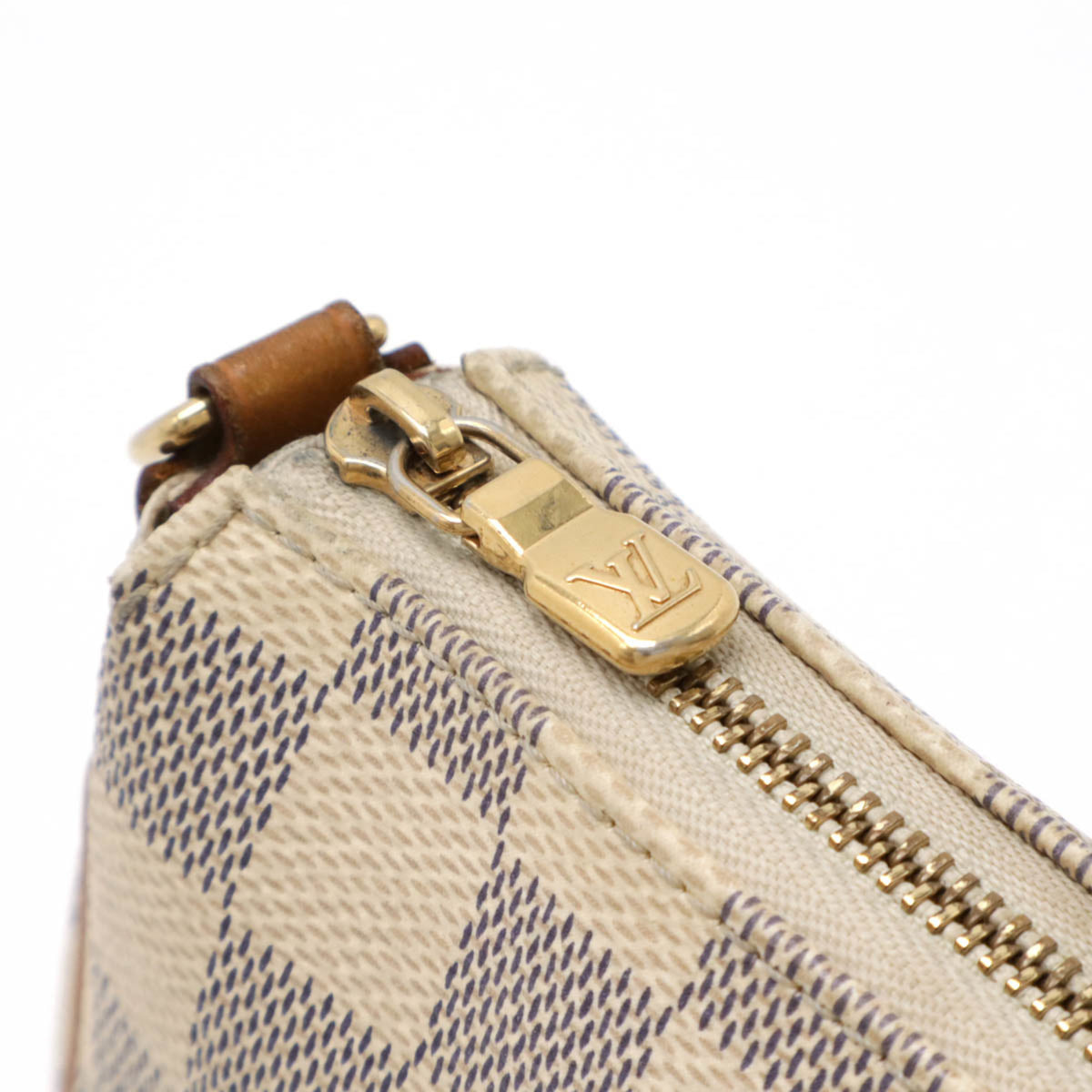 Louis Vuitton Damier Azur Ivory Pvc Shoulder Bag (Pre-Owned)
