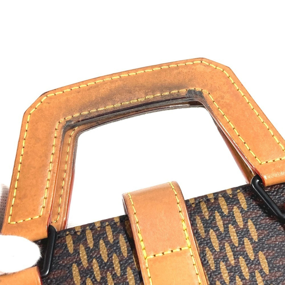 Louis Vuitton Brown Damier Canvas Shoulder Bag Tote Bag (Pre-Owned)