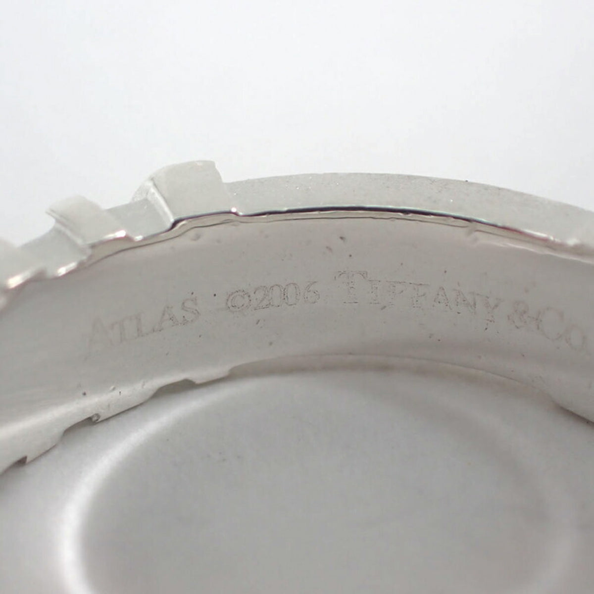 Tiffany Sterling Silver 925 Band Ring (Pre-Owned)
