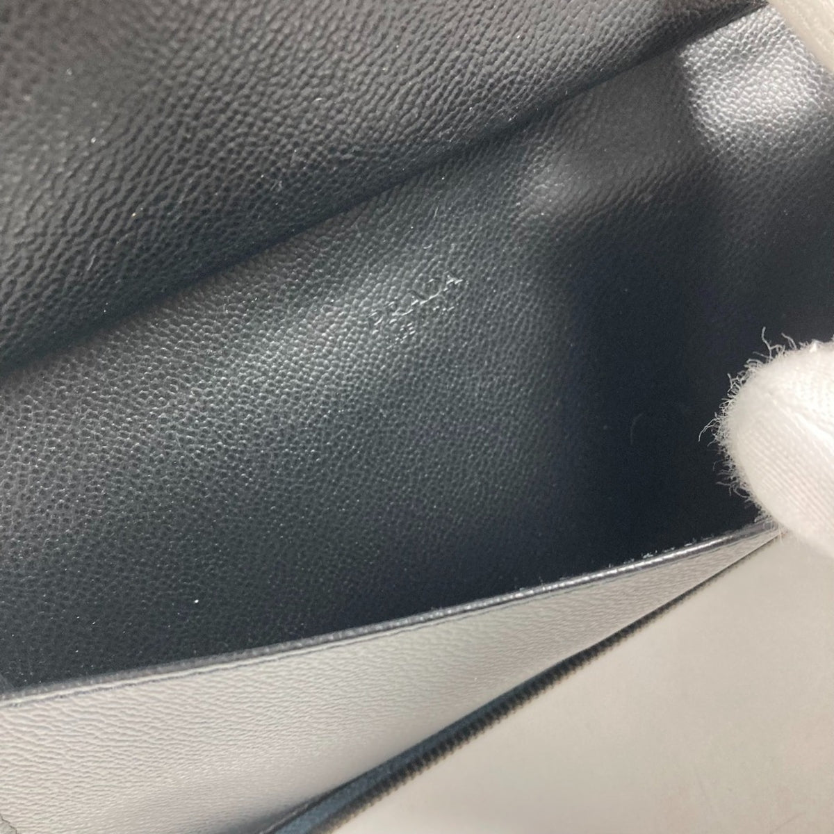 Prada Navy Saffiano Long Wallet (Bi-Fold) (Pre-Owned)