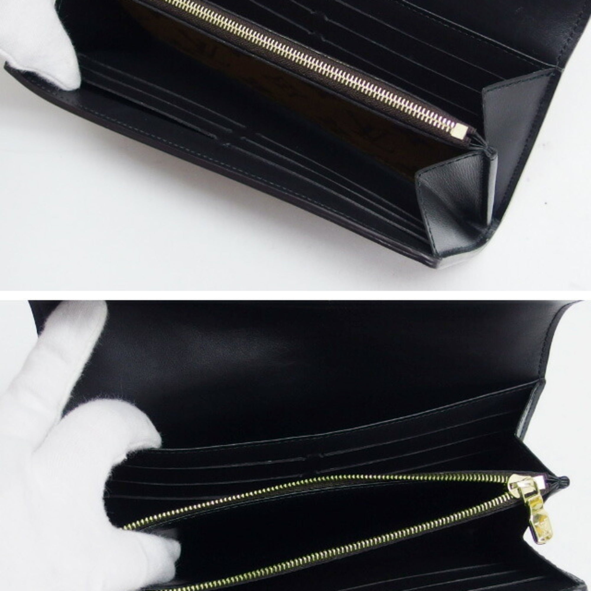 Louis Vuitton Brown Monogram Reverse Canvas Leather Wallet (Bi-Fold) (Pre-Owned)