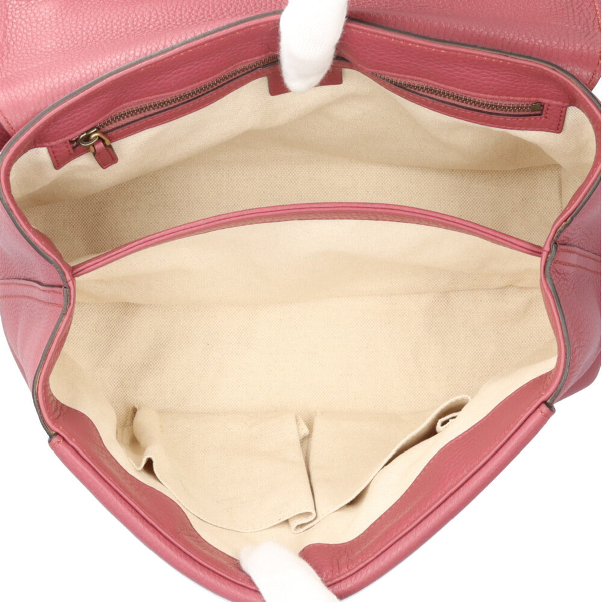 Gucci Pink Leather Shoulder Bag (Pre-Owned)