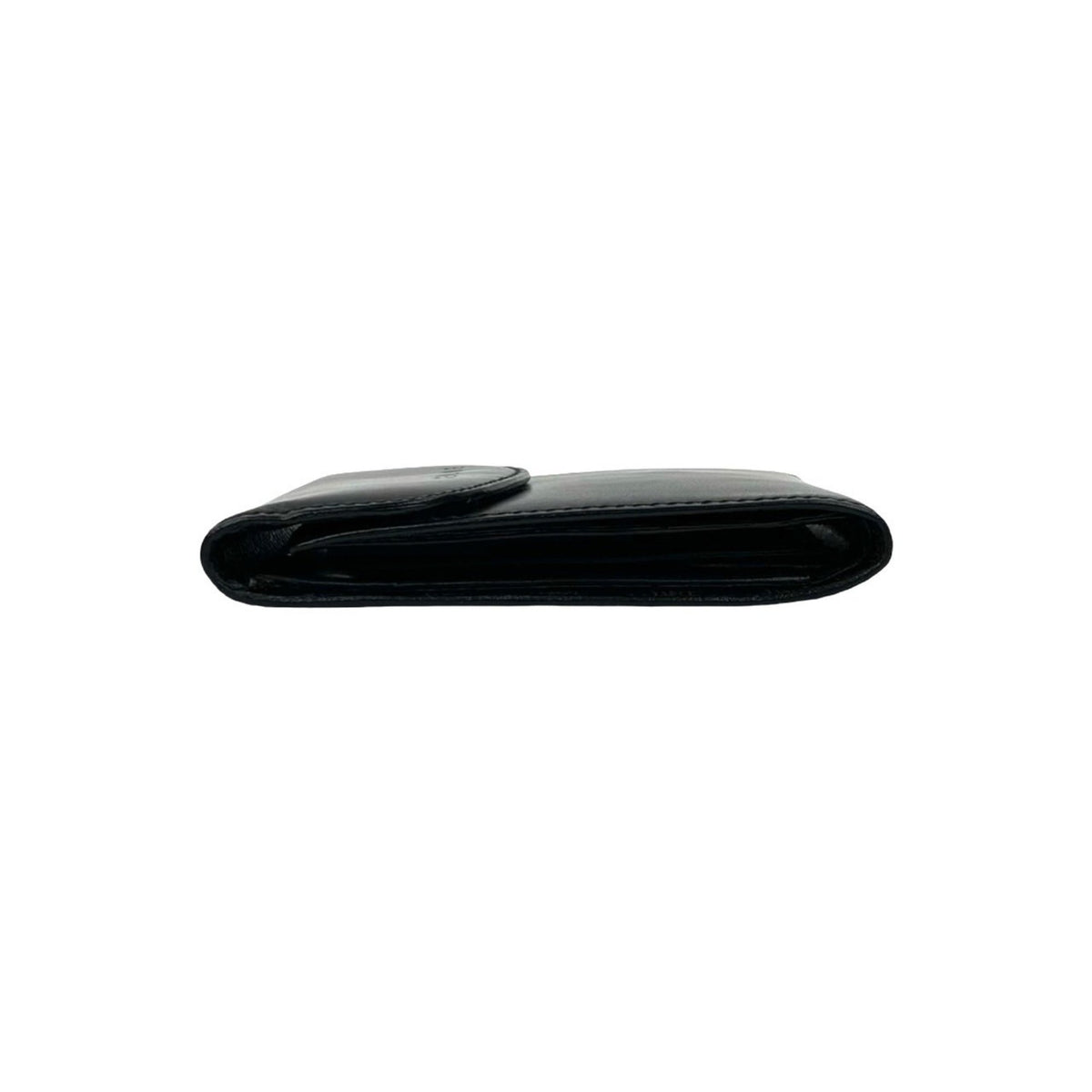 Celine Black Brown Leather Pvc Wallet (Bi-Fold) (Pre-Owned)
