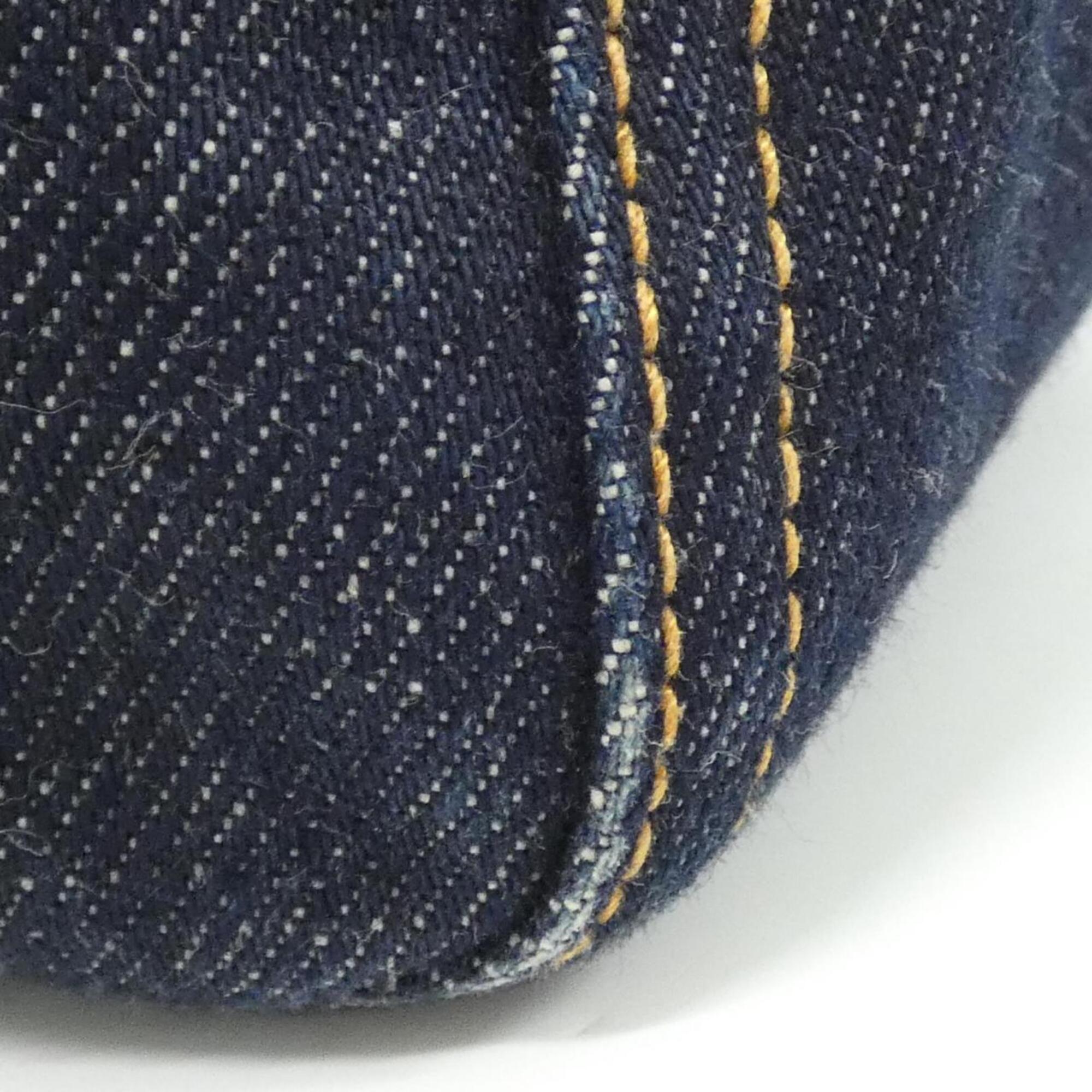 Fendi Navy Denim Shoulder Bag (Pre-Owned)