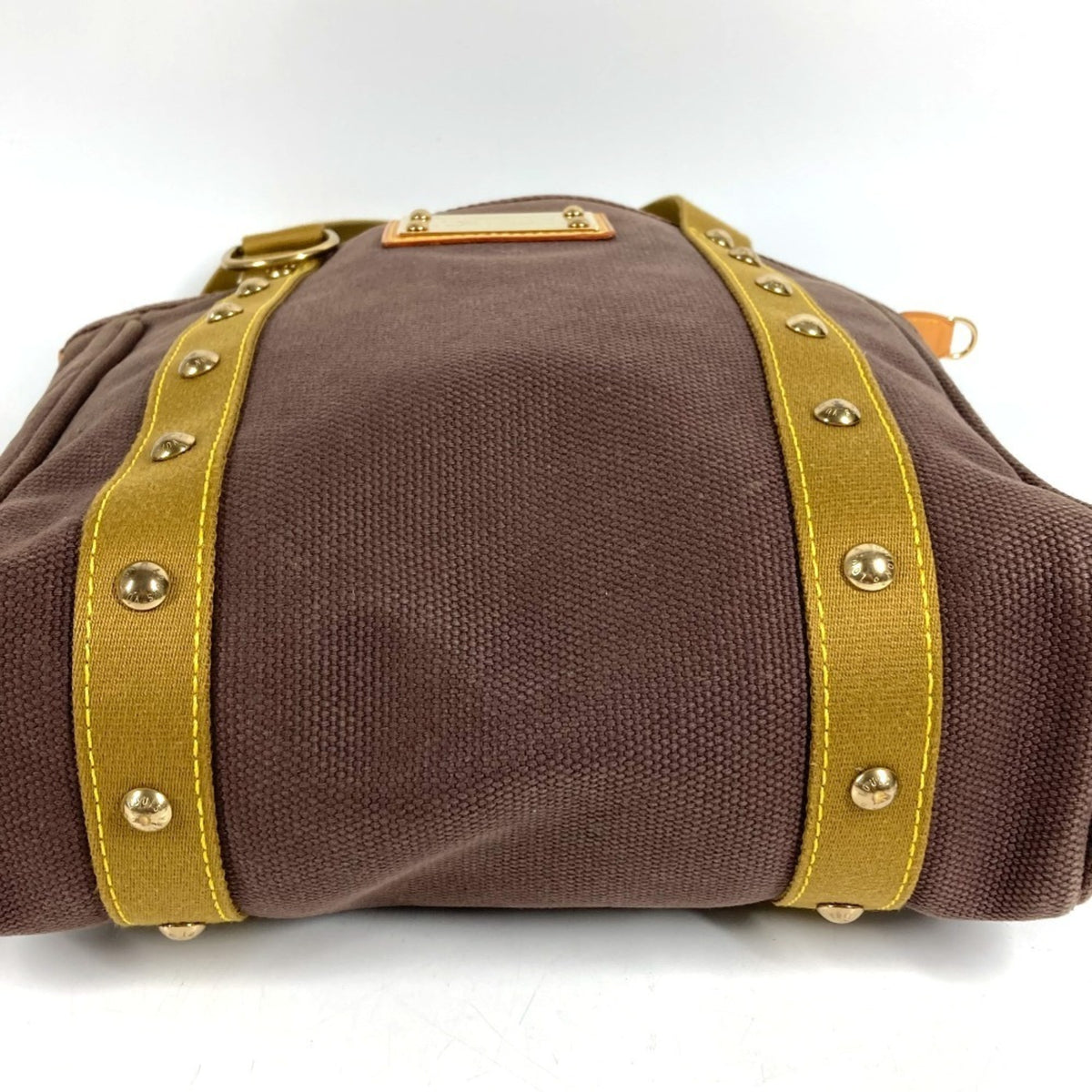 Louis Vuitton Brown Canvas Shoulder Bag Tote Bag (Pre-Owned)