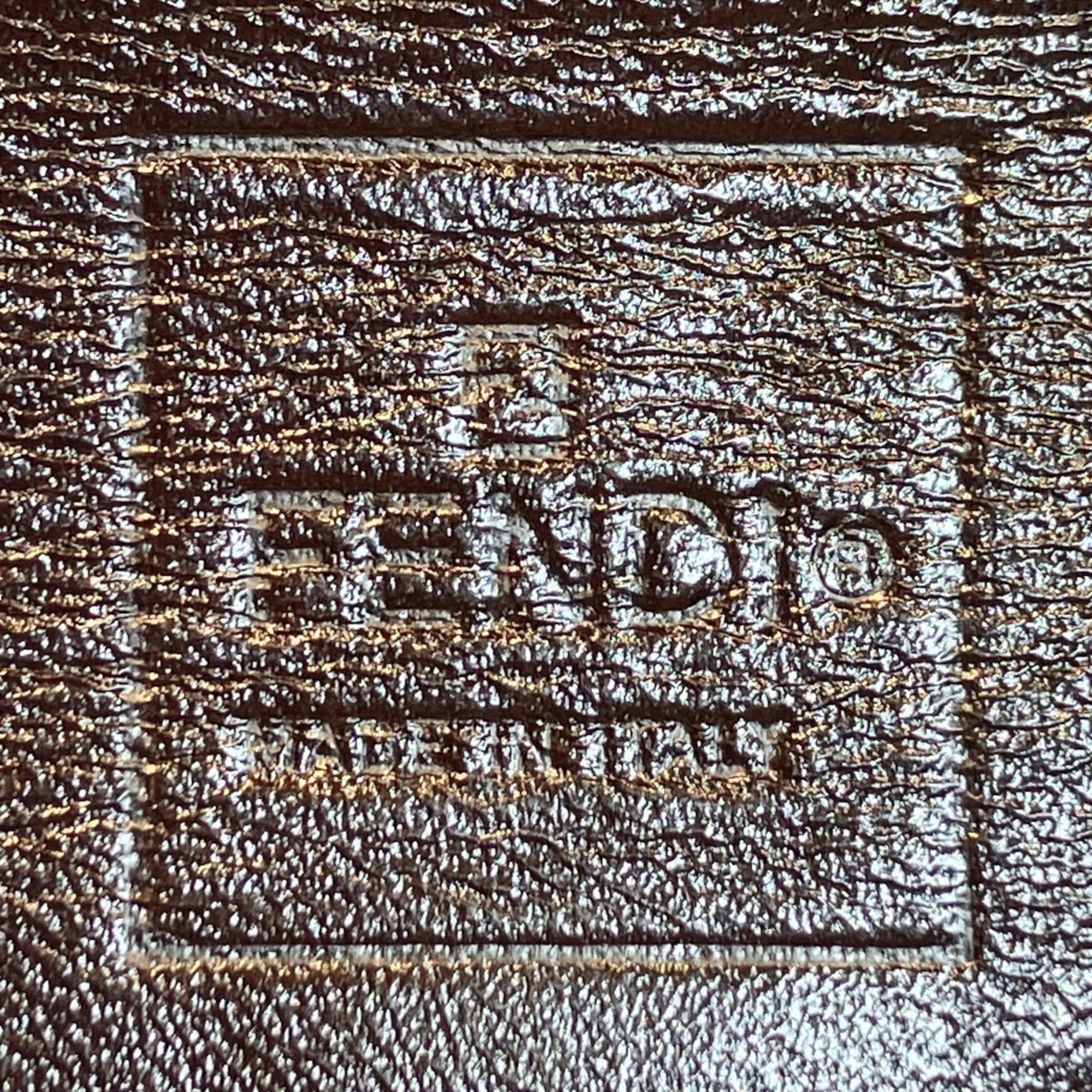 Fendi Zucca Brown Canvas Leather Tote Bag (Pre-Owned)