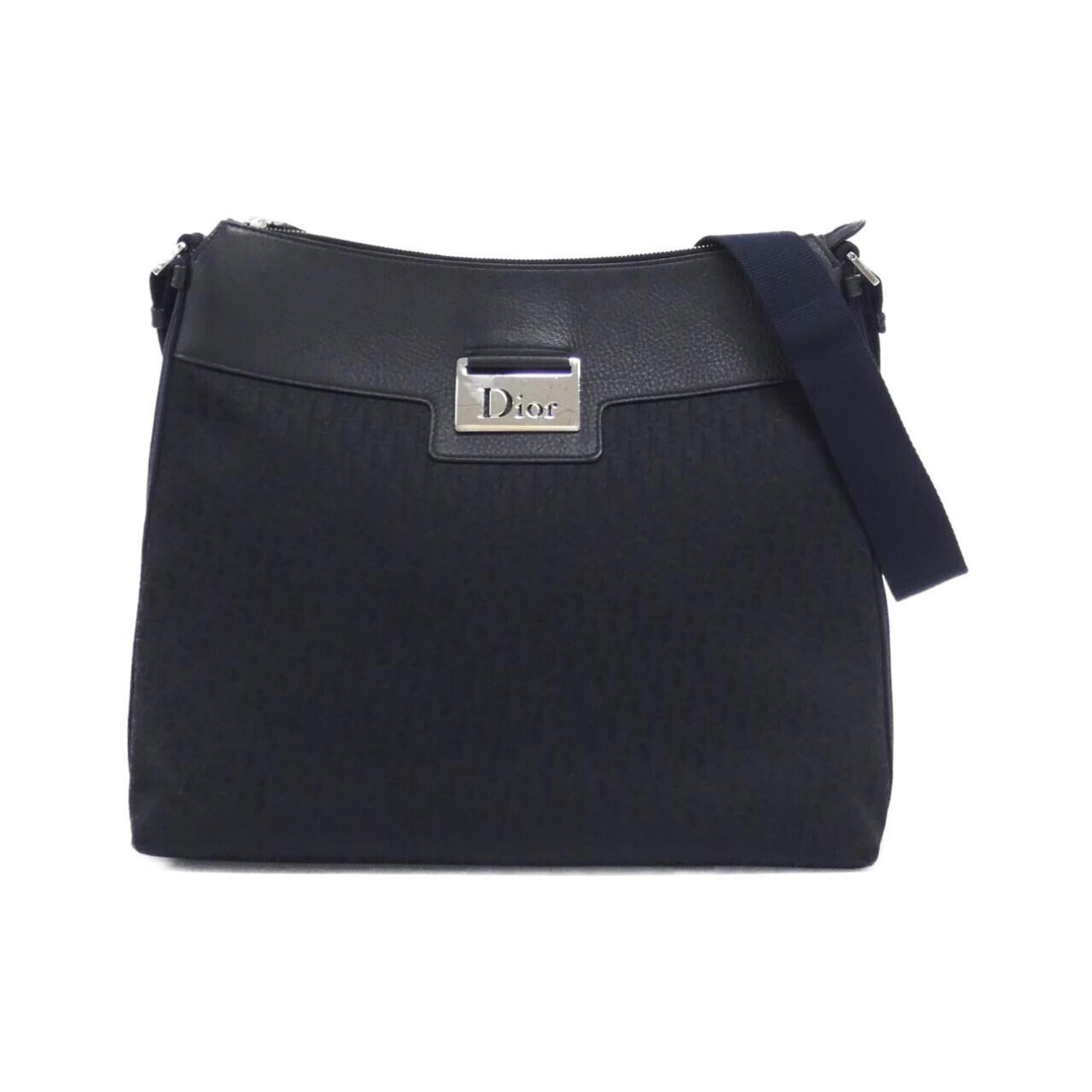 Christian Dior Black Canvas Shoulder Bag (Pre-Owned)