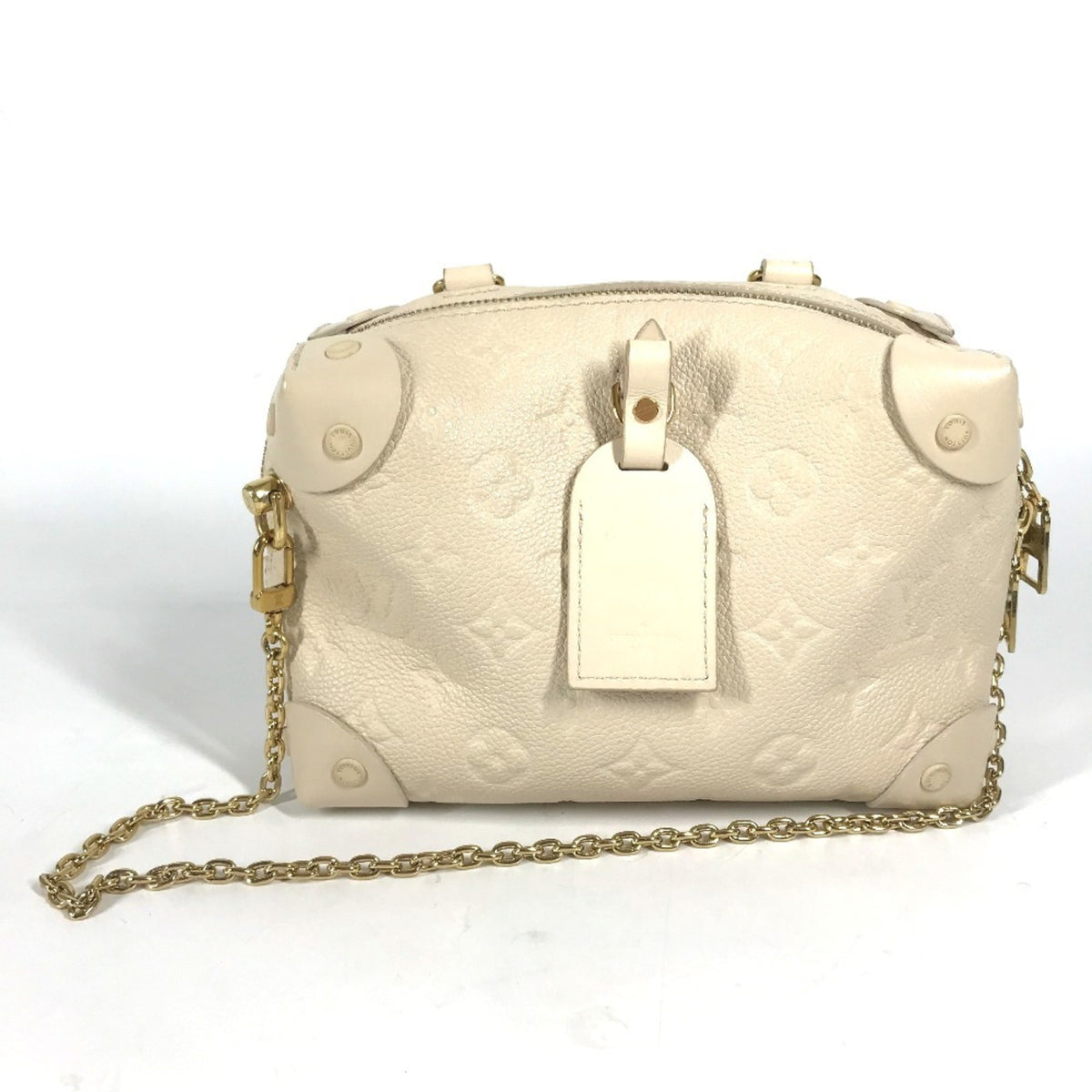 Louis Vuitton White Monogram Empreinte Handbag Shoulder Bag (Pre-Owned)