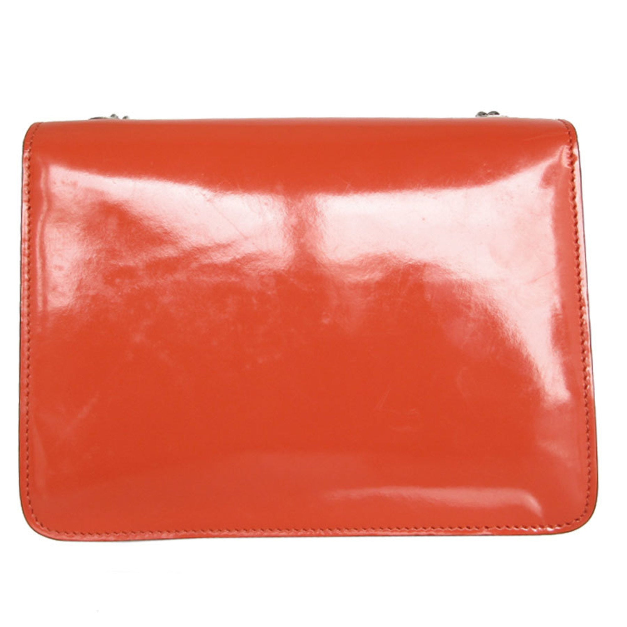 Gucci Orange Leather Shoulder Bag (Pre-Owned)