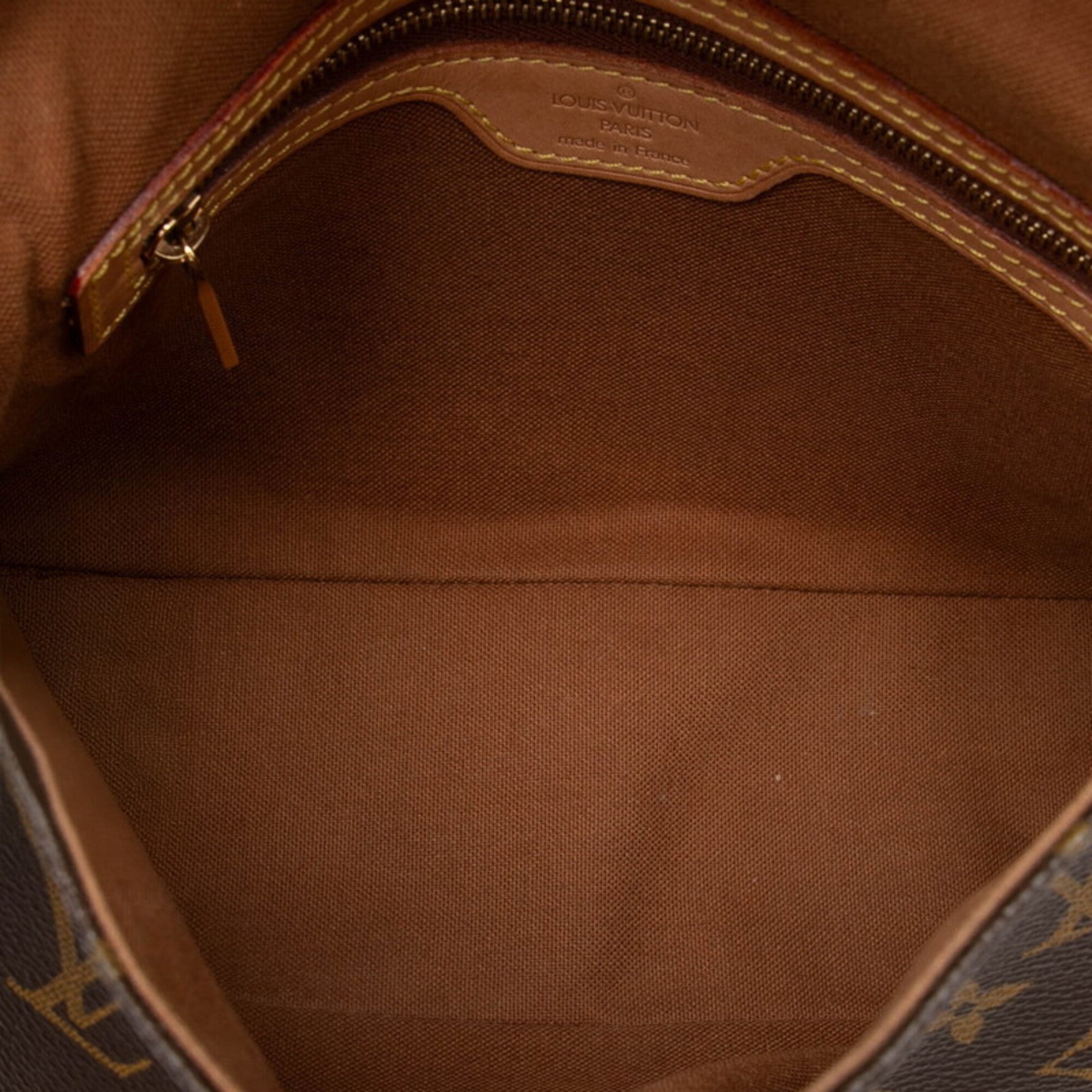 Louis Vuitton Brown Pvc Leather Handbag Shoulder Bag (Pre-Owned)