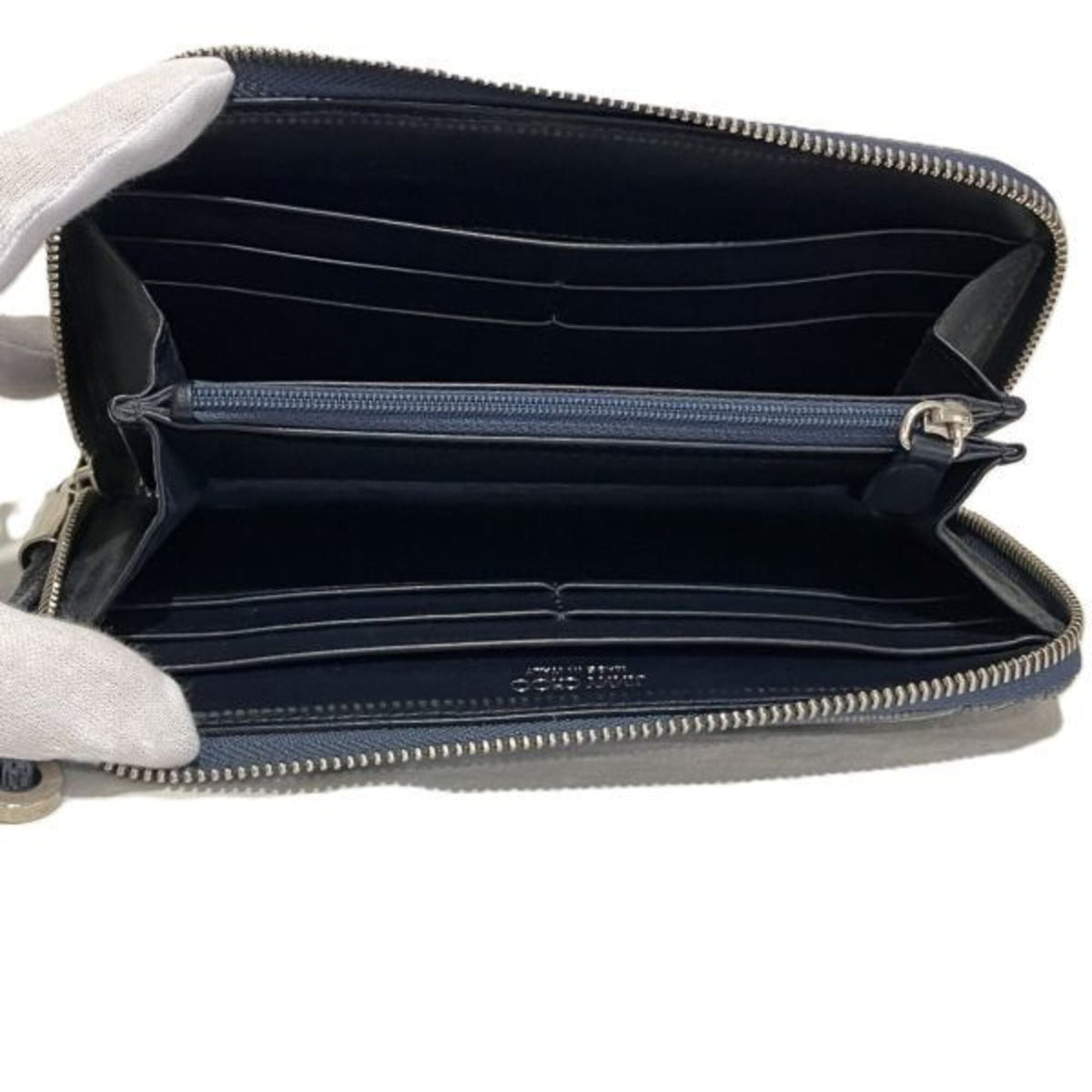Jimmy Choo Blue Long Wallet (Bi-Fold) (Pre-Owned)