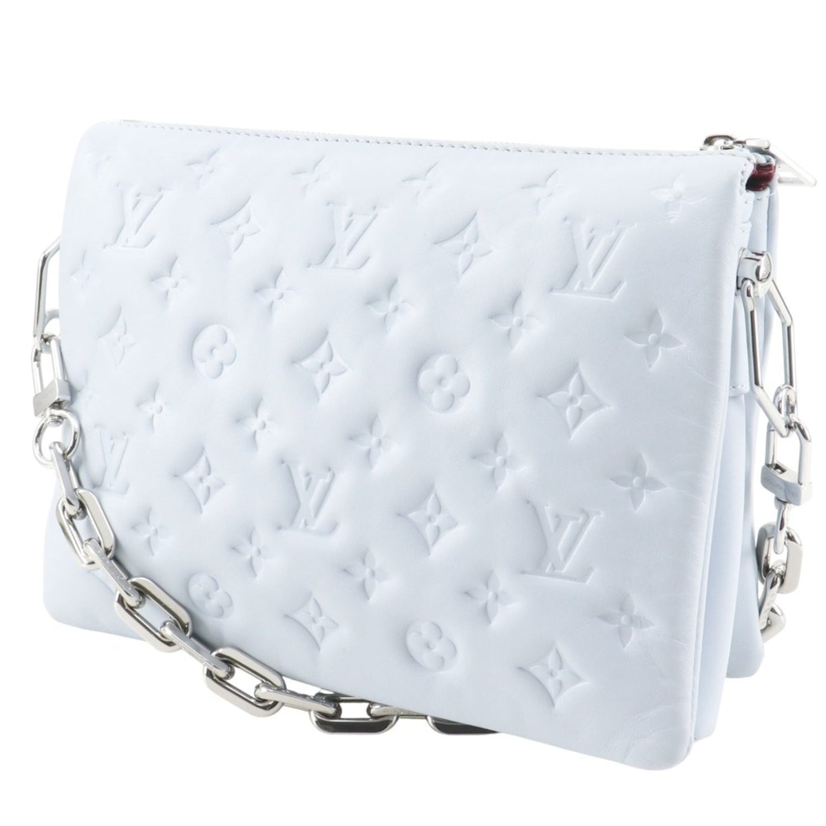 Louis Vuitton Light Blue Monogram Shoulder Bag (Pre-Owned)