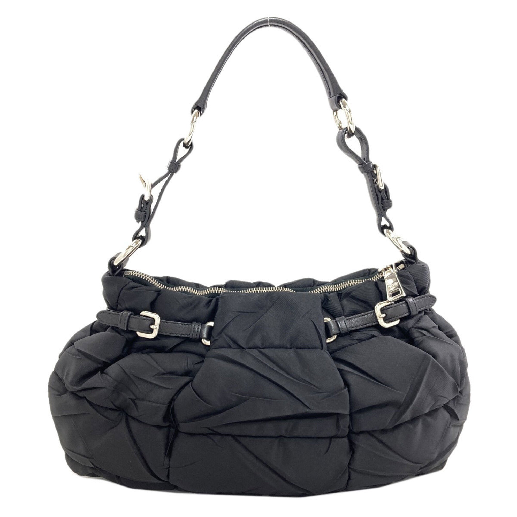 Prada Black Nylon Handbag (Pre-Owned)