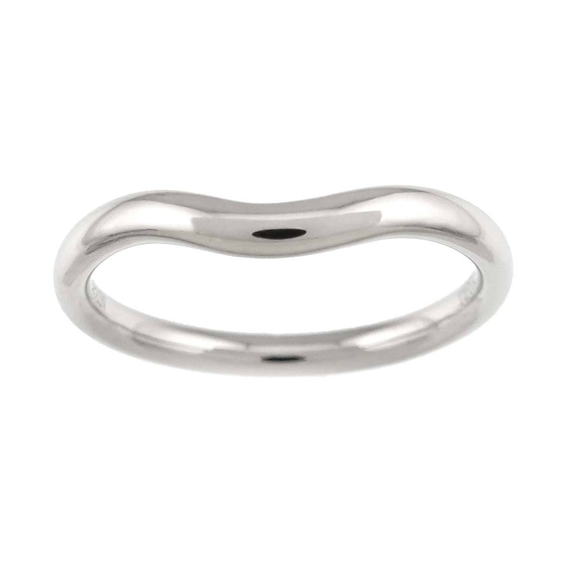 Tiffany Platinum Platinum 950 Band Ring (Pre-Owned)