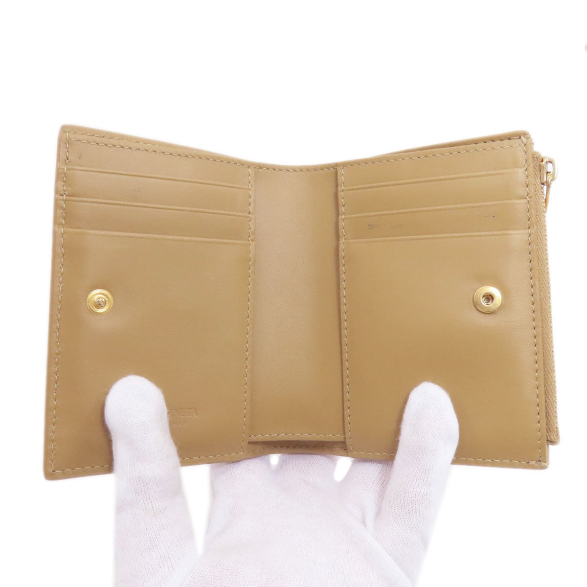 Bottega Veneta Brown Leather Wallet (Bi-Fold) (Pre-Owned)