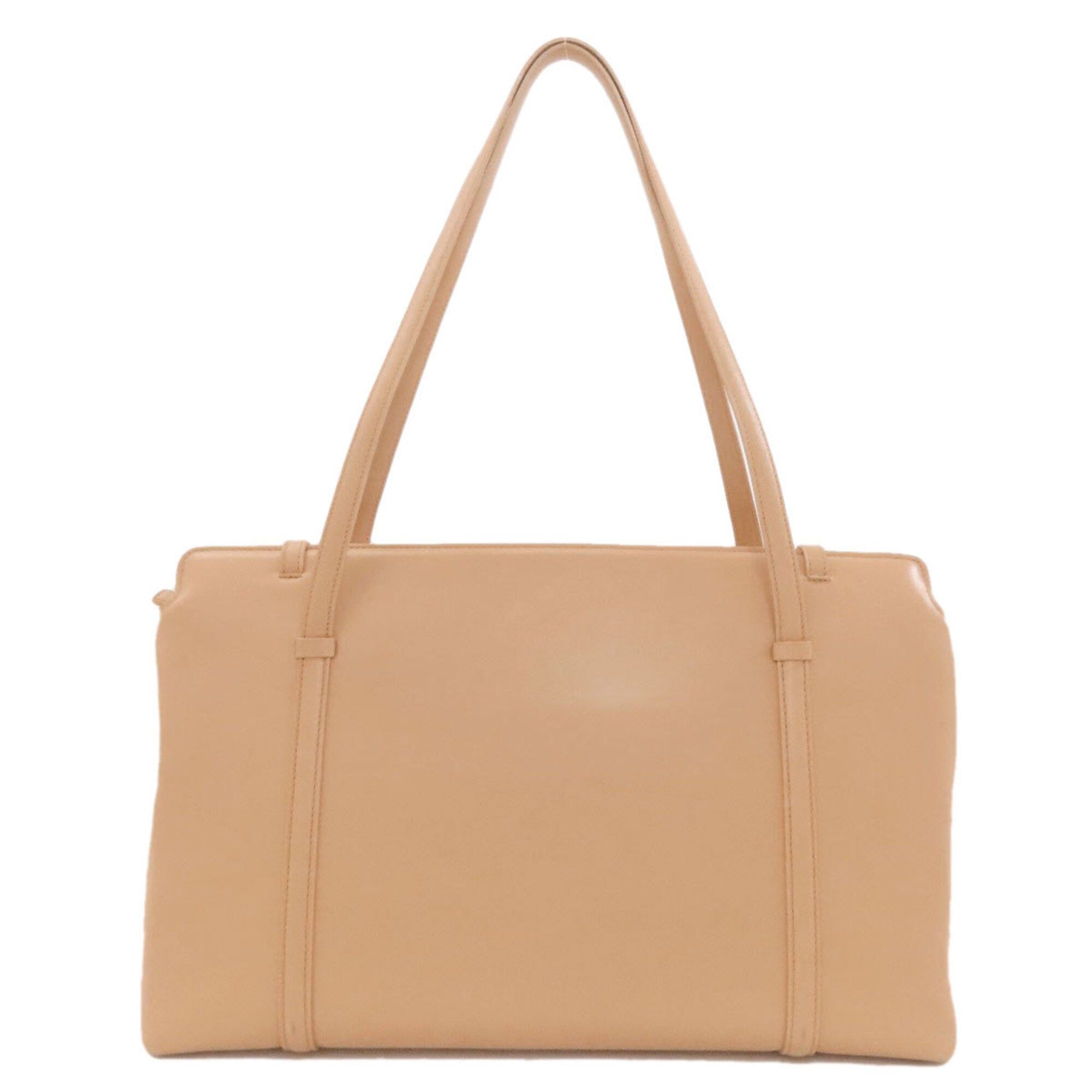 Cartier Beige Leather Tote Bag (Pre-Owned)