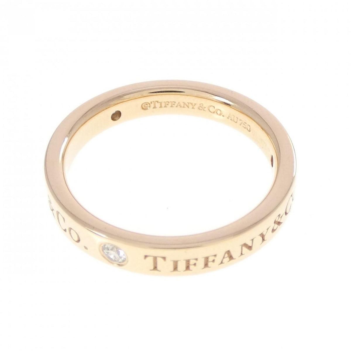 Tiffany Pink Gold (18K) Band Ring (Pre-Owned)