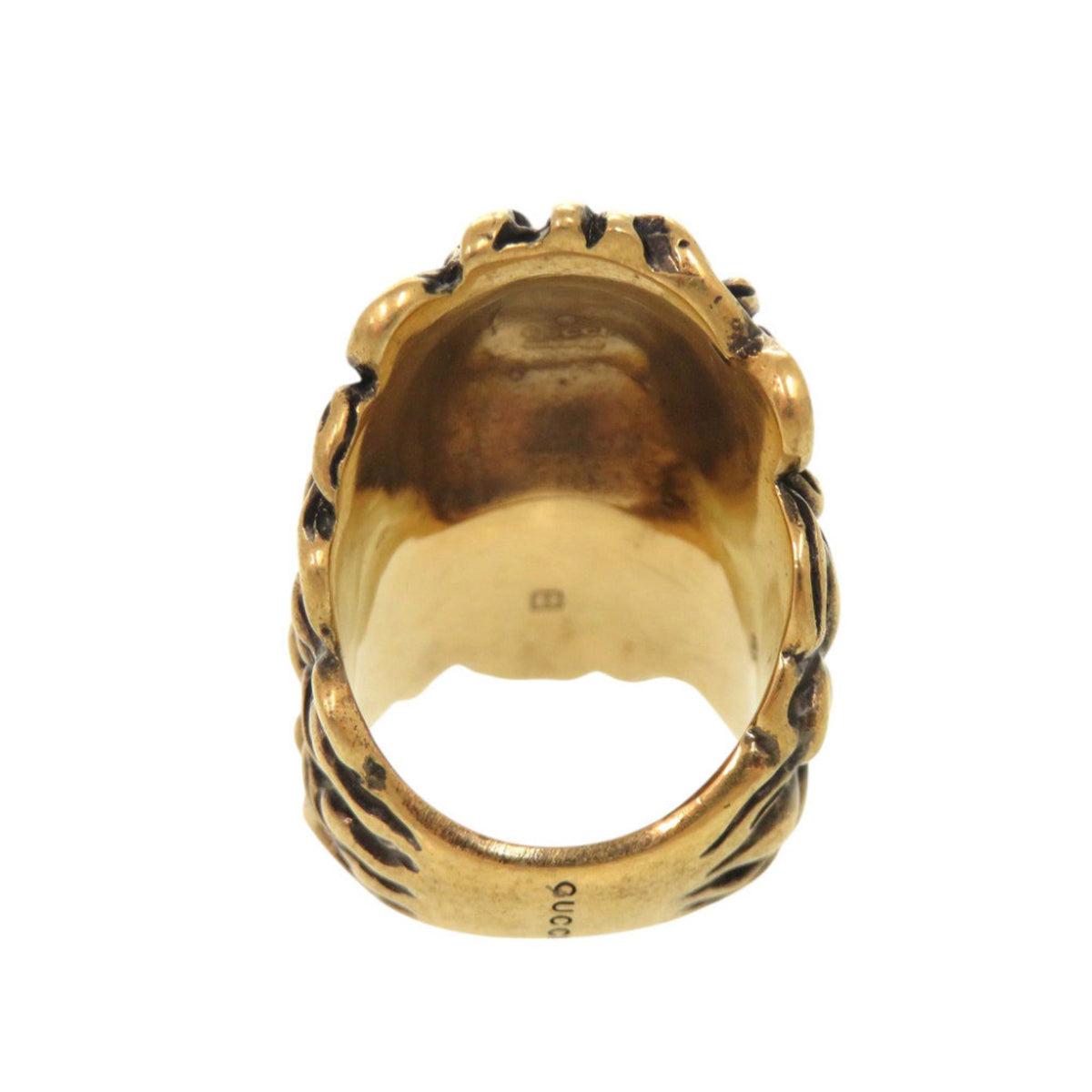 Gucci Gold Metal Band Ring (Pre-Owned)