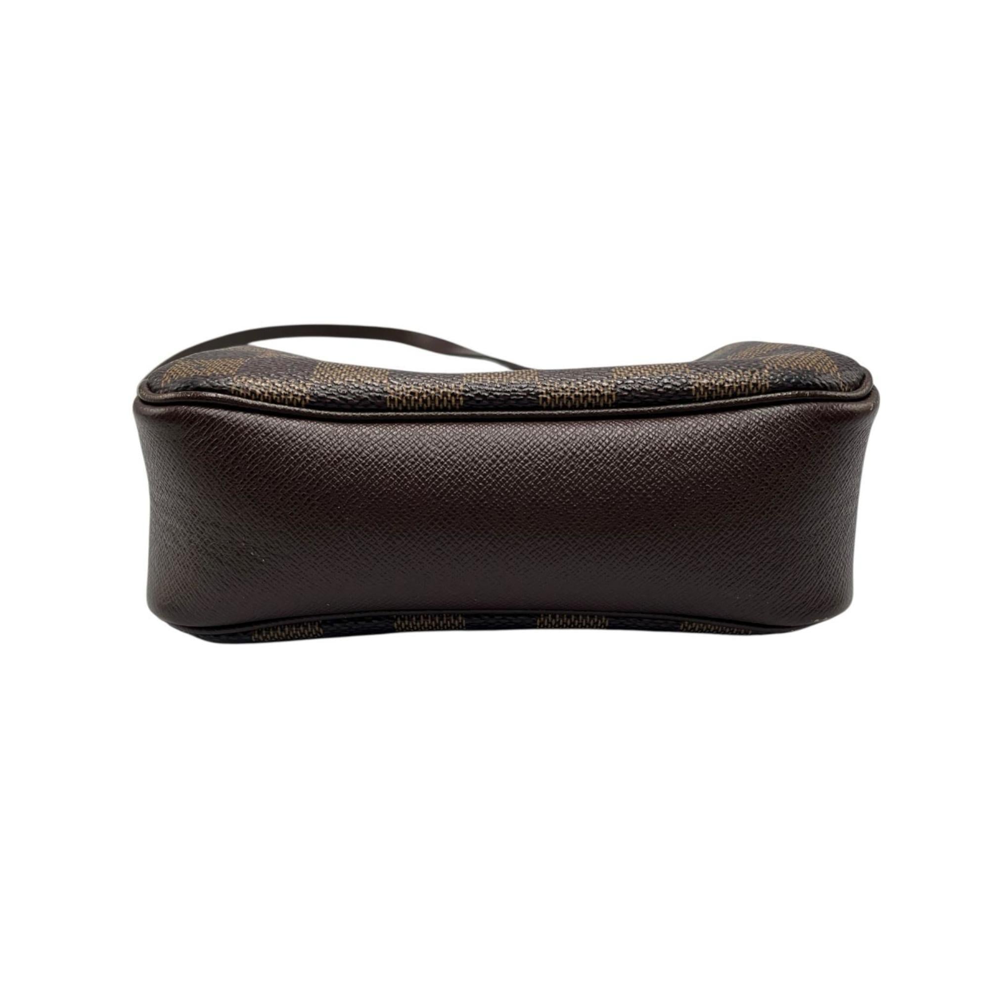 Louis Vuitton Brown Damier Canvas Handbag Pouch (Pre-Owned)