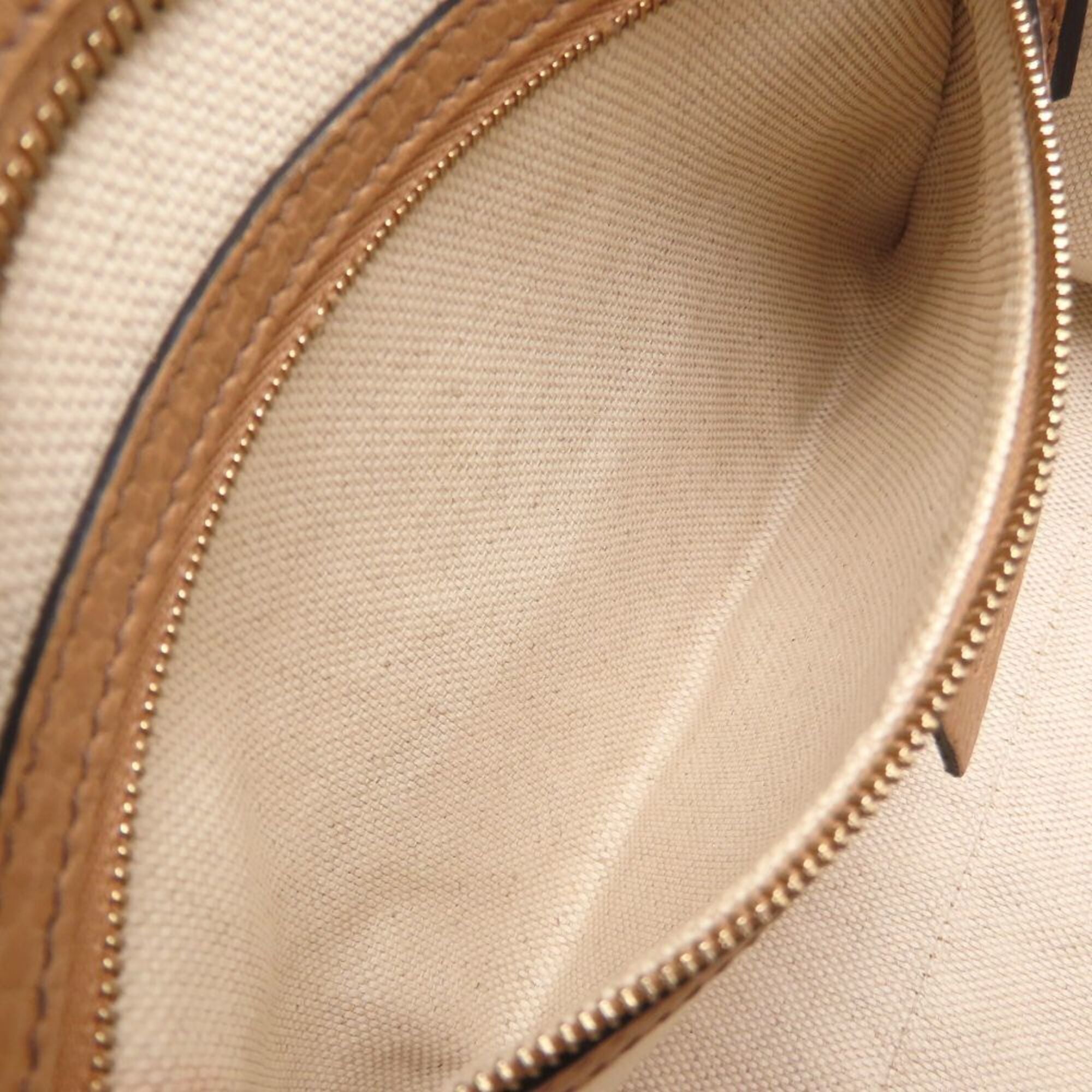 Gucci Beige Leather Handbag (Pre-Owned)