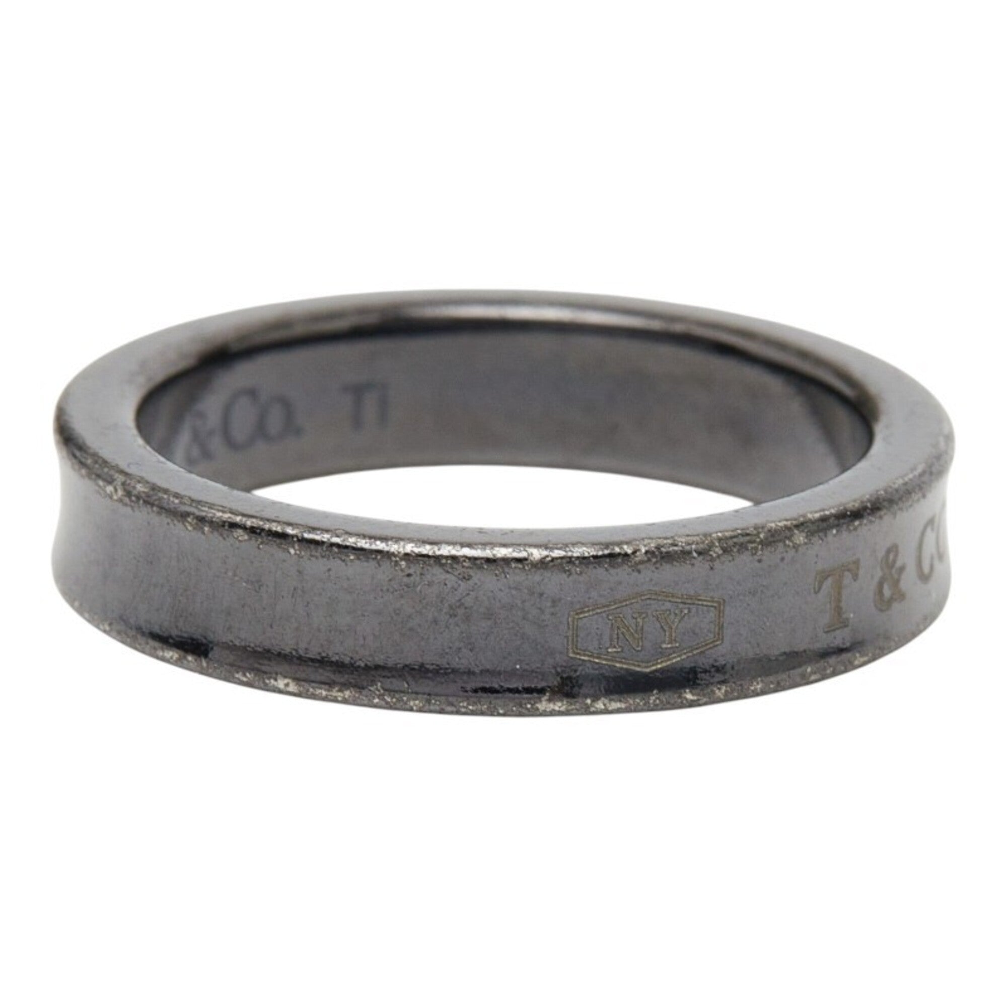 Tiffany Black Titanium Band Ring (Pre-Owned)