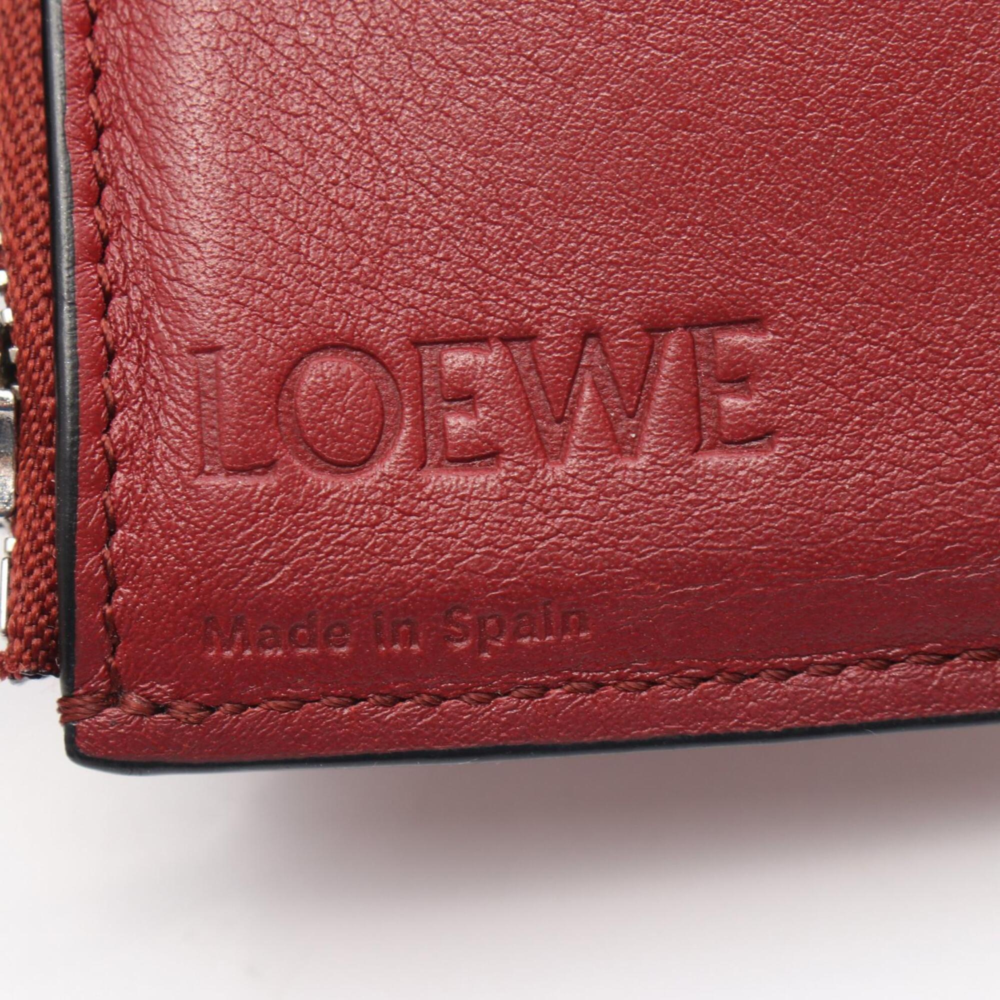 Loewe Brown Leather Wallet (Tri-Fold) (Pre-Owned)