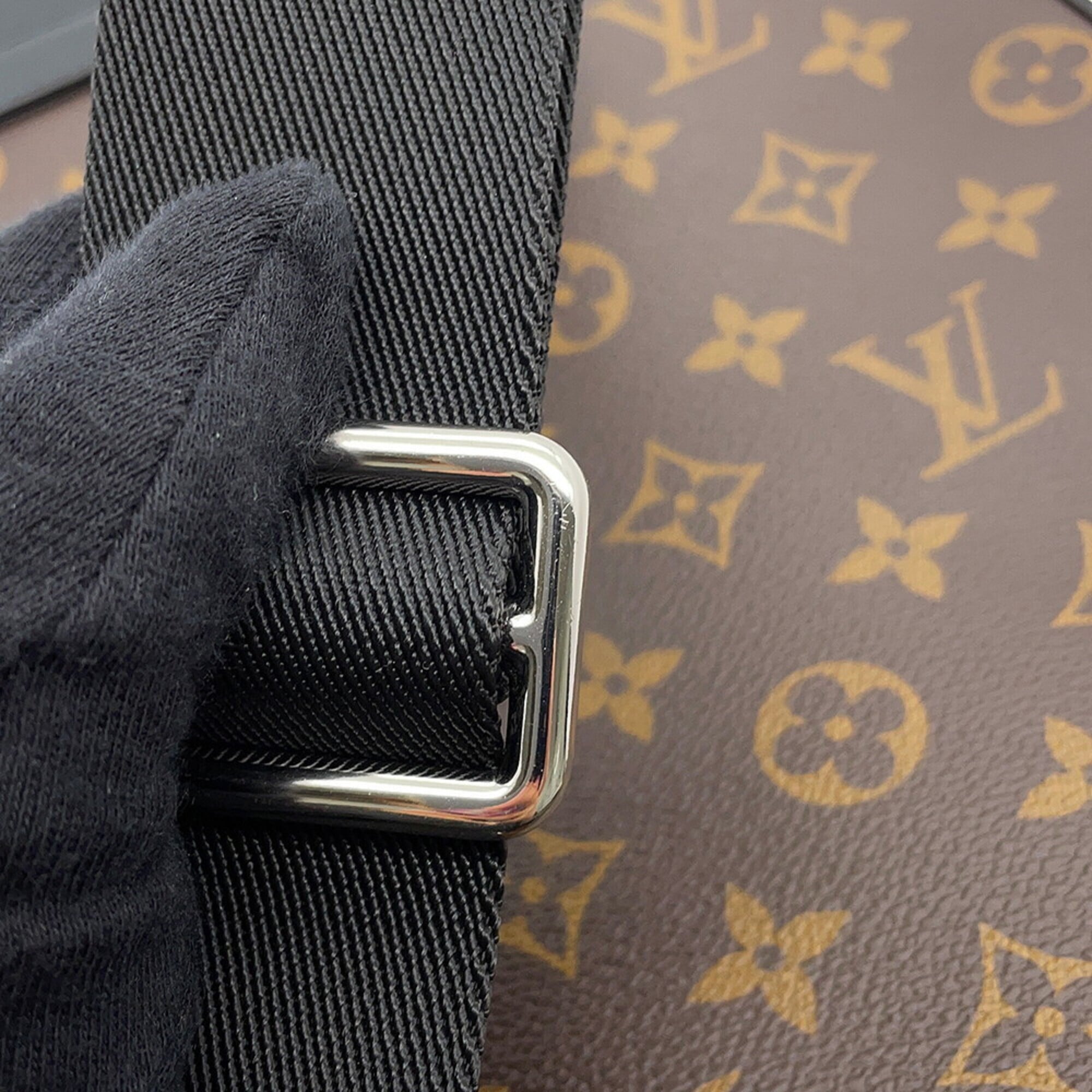 Louis Vuitton Monogram Macassar Black Monogram Macassar Noir Shoulder Bag Sling Bag (Pre-Owned)