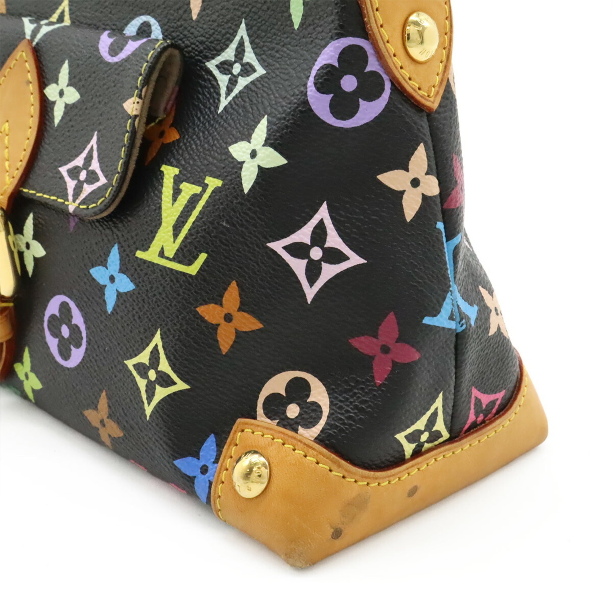 Louis Vuitton Noir Monogram Canvas Handbag Shoulder Bag (Pre-Owned)