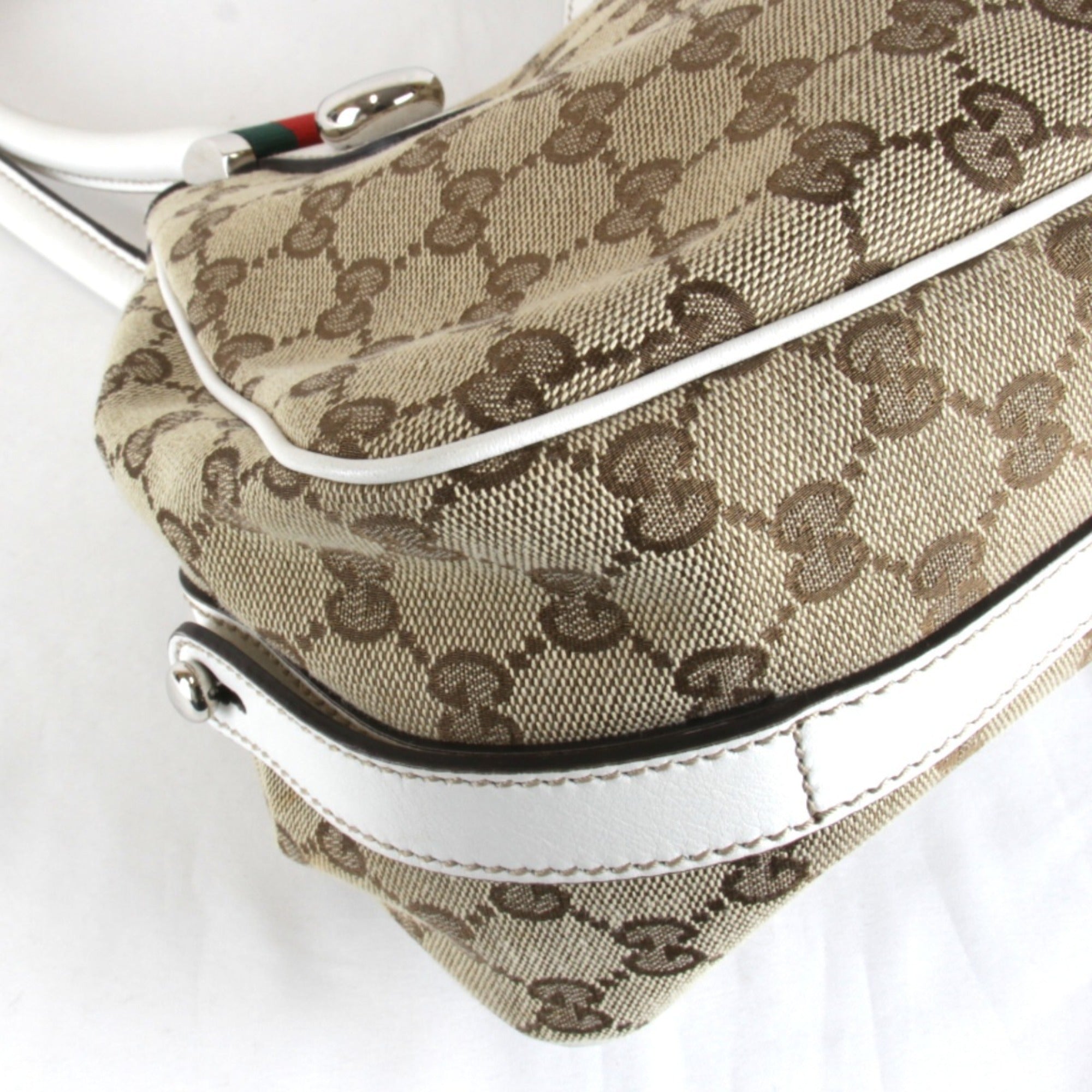 Gucci Gg Canvas Beige Gg Canvas Tote Bag (Pre-Owned)