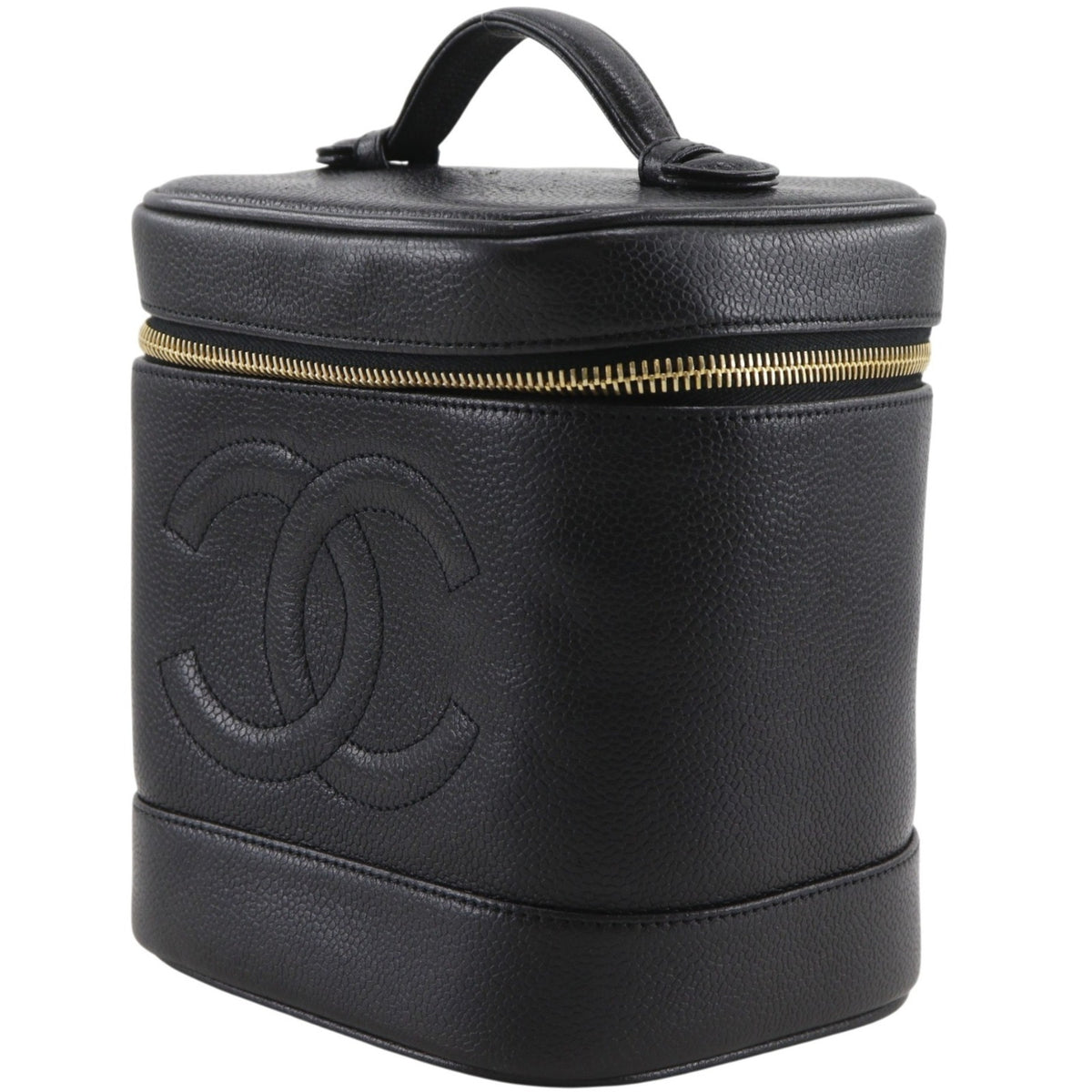 Chanel Black Grained Calfskin (Pre-Owned)