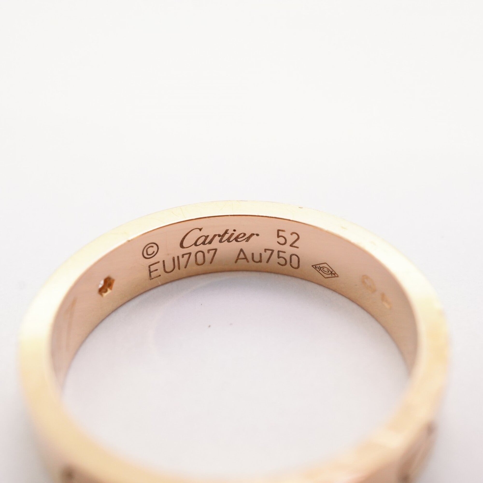 Cartier Pink Gold (18K) Band Ring (Pre-Owned)