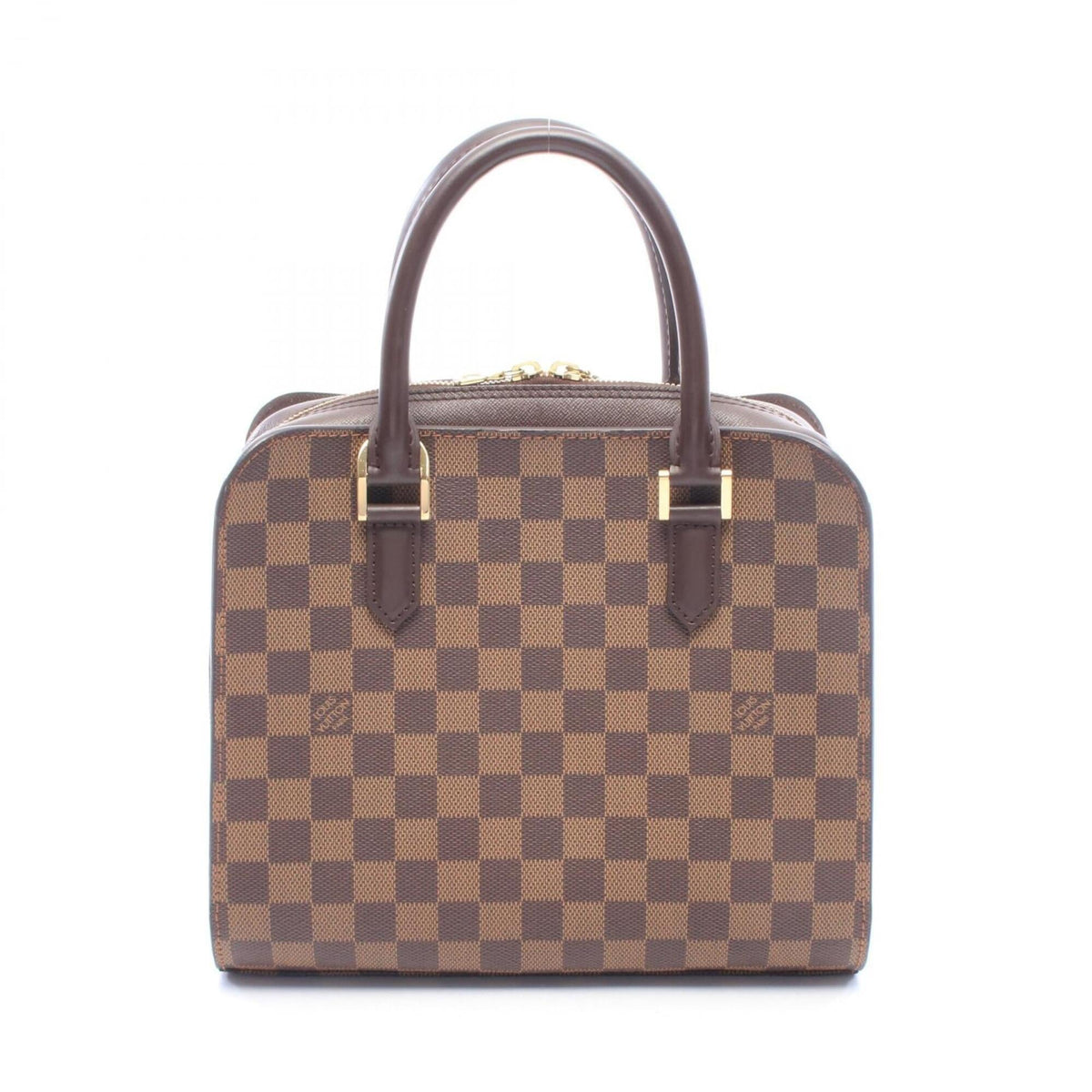 Louis Vuitton Brown Ebene Coated Canvas Leather Handbag (Pre-Owned)