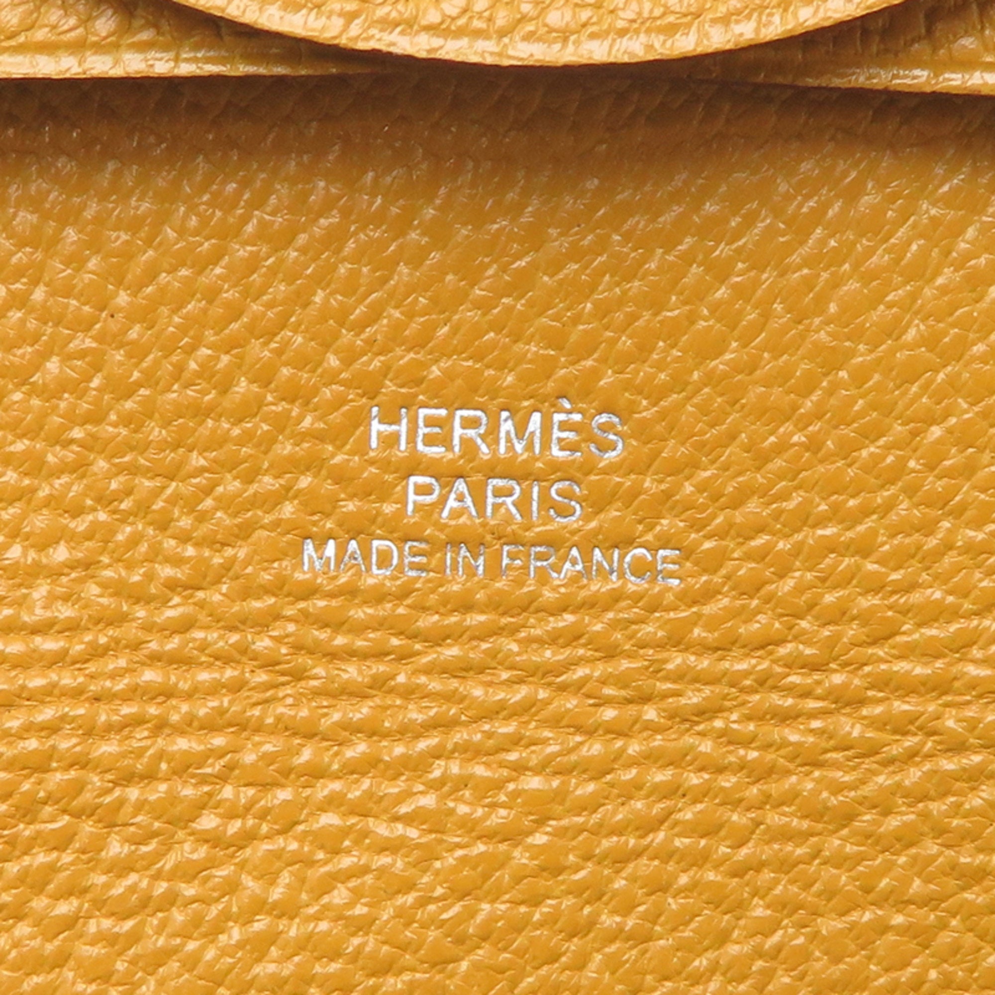 Hermes Natural Sable Chevre Leather Coin Purse/Coin Case (Pre-Owned)