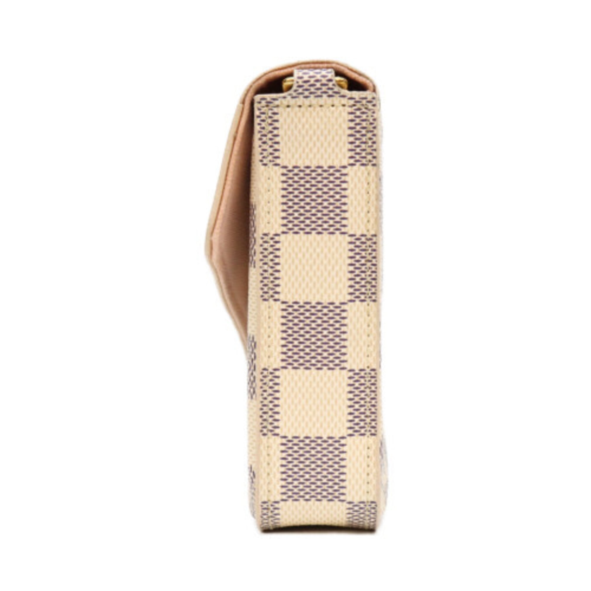 Louis Vuitton Ivory Damier Azur Shoulder Bag (Pre-Owned)