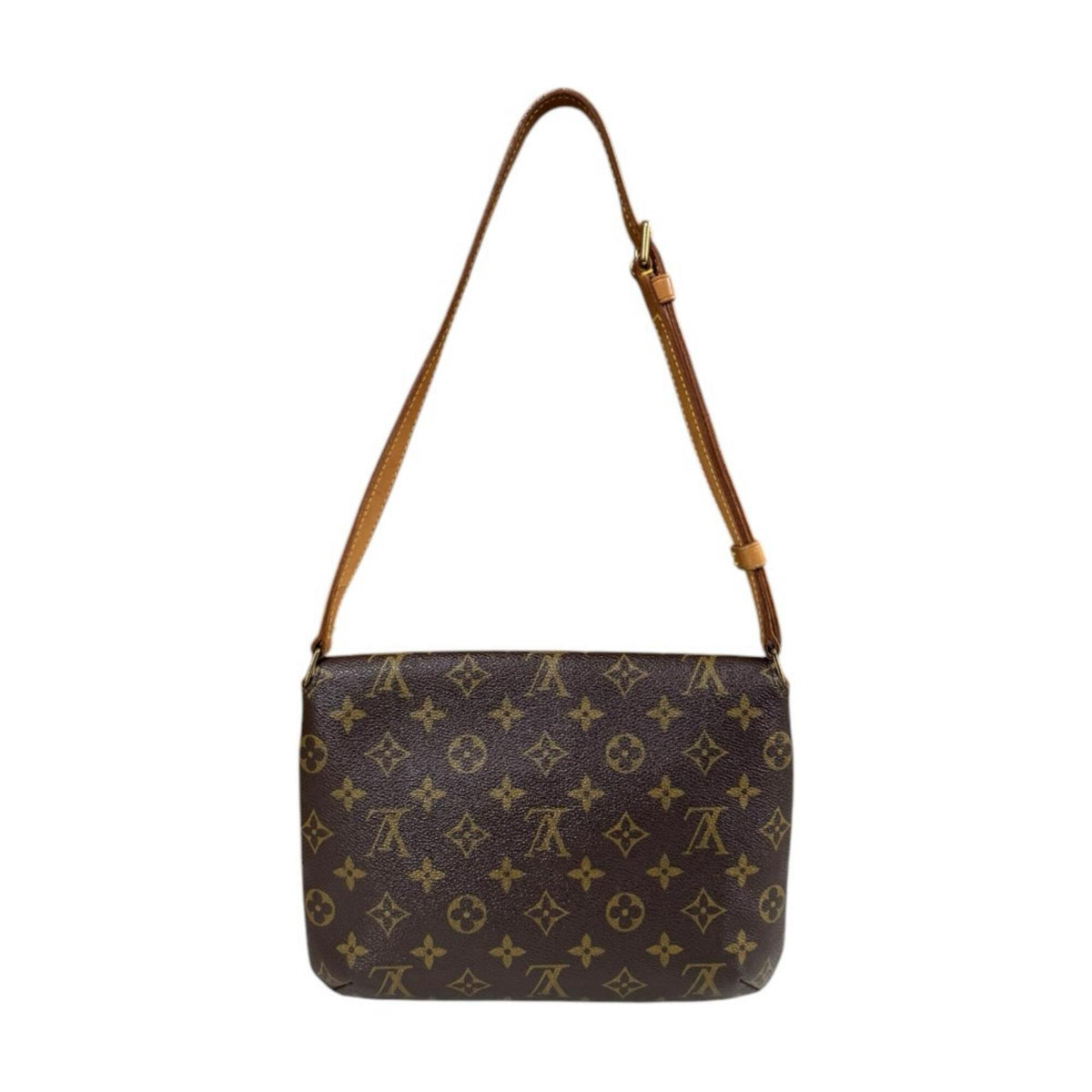 Louis Vuitton Brown Monogram Canvas Shoulder Bag (Pre-Owned)
