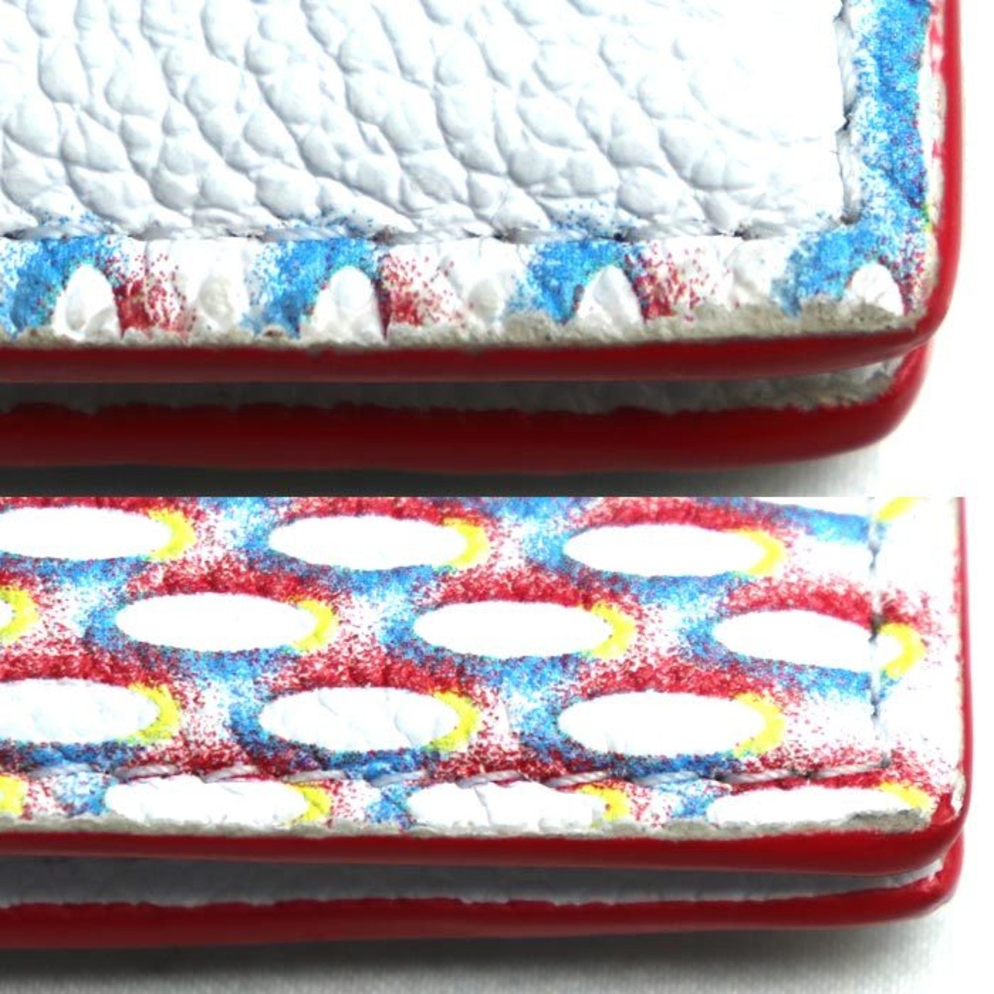 Louis Vuitton Damier Canvas Multi-Color Damier Azur Coin Purse/Coin Case (Pre-Owned)