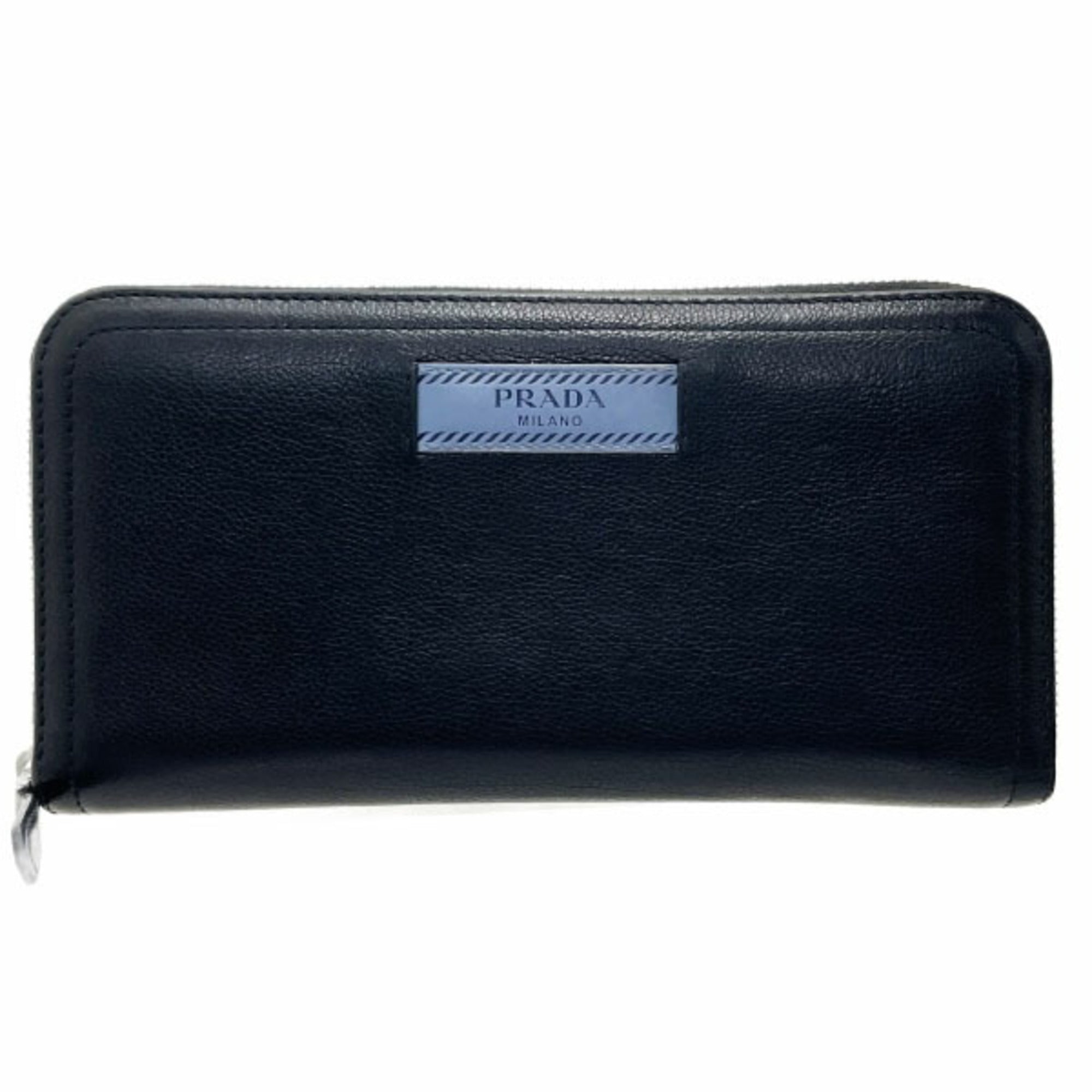 Prada Astrale Nero Long Wallet (Bi-Fold) (Pre-Owned)