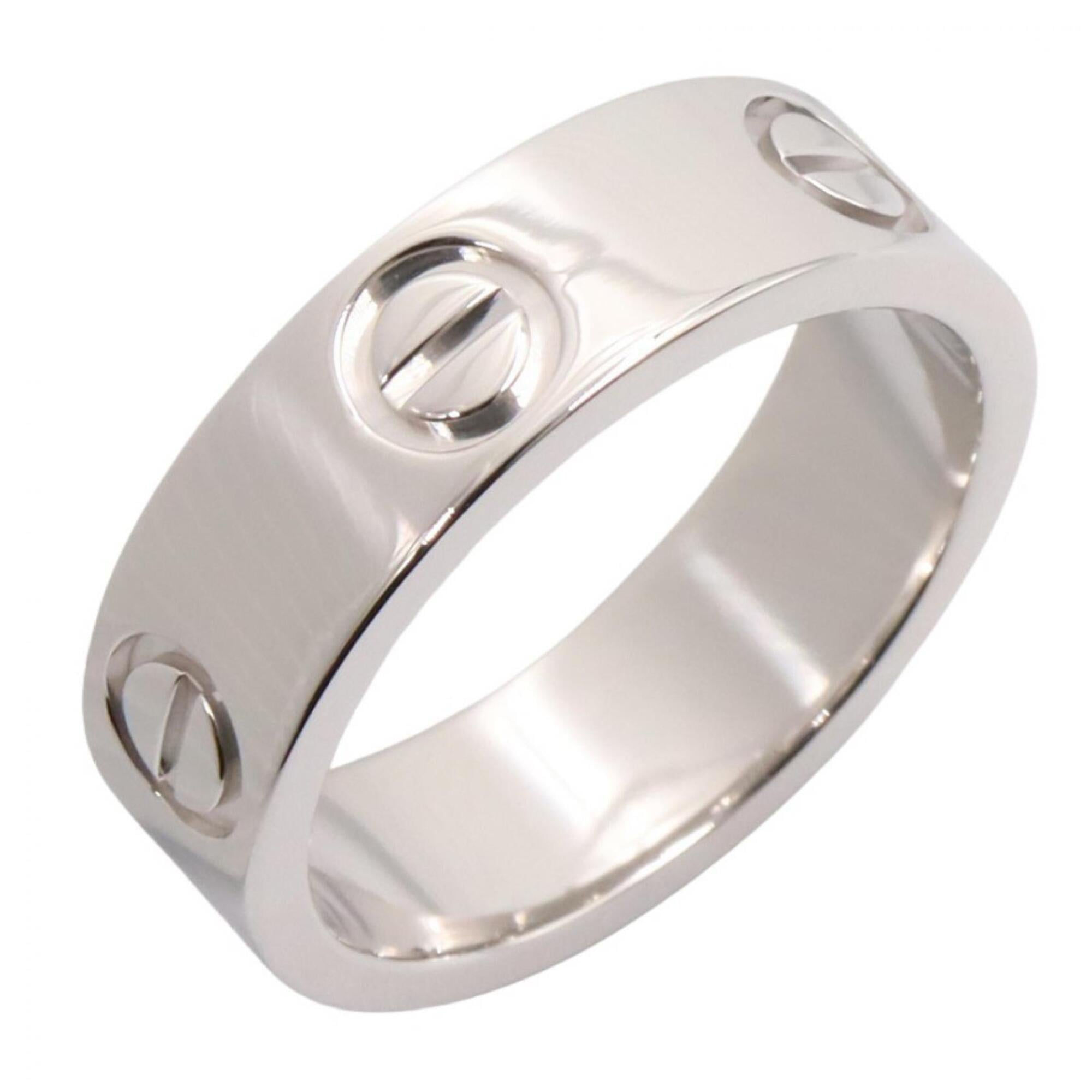 Cartier Silver White Gold (18K) Band Ring (Pre-Owned)