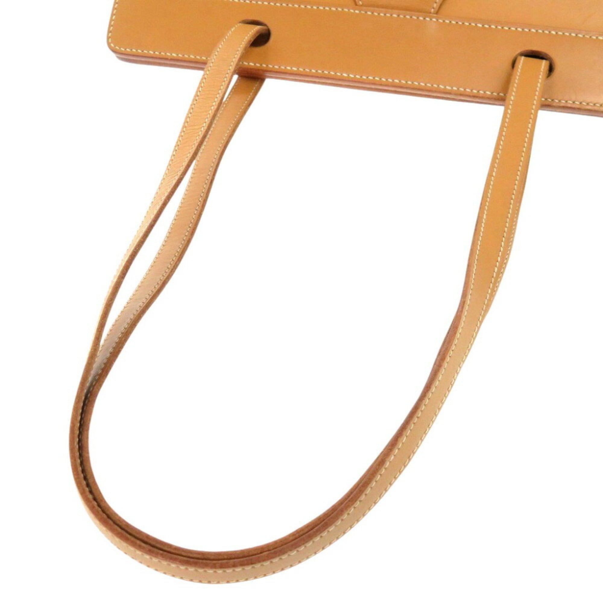 Hermes Natural Vache Leather Shoulder Bag (Pre-Owned)
