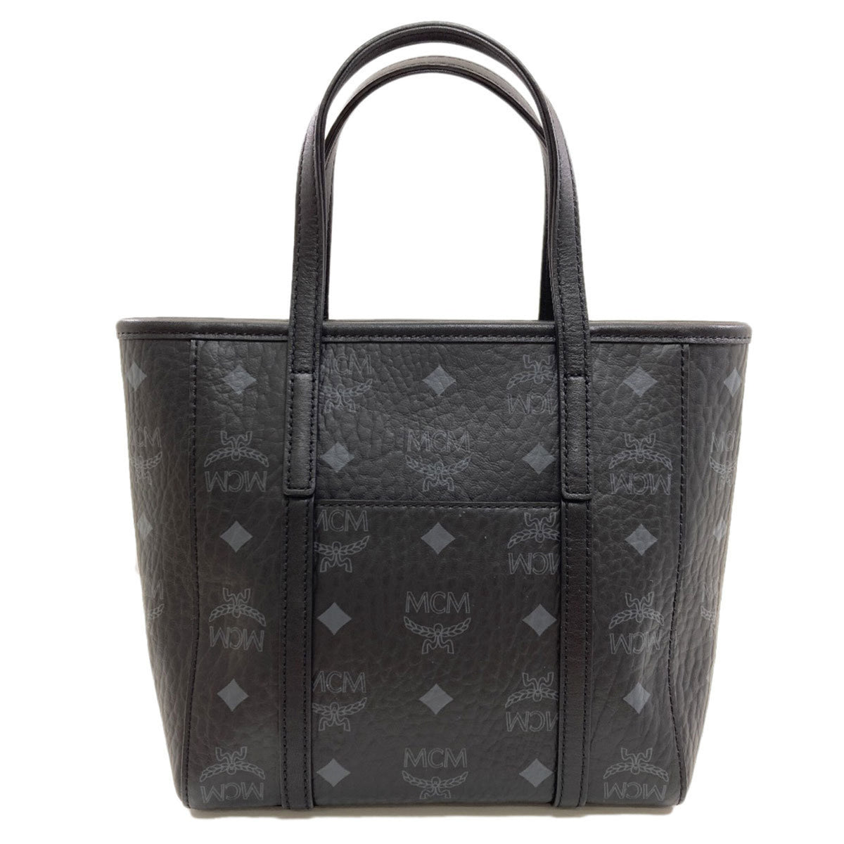 Mcm Black Pvc Handbag (Pre-Owned)