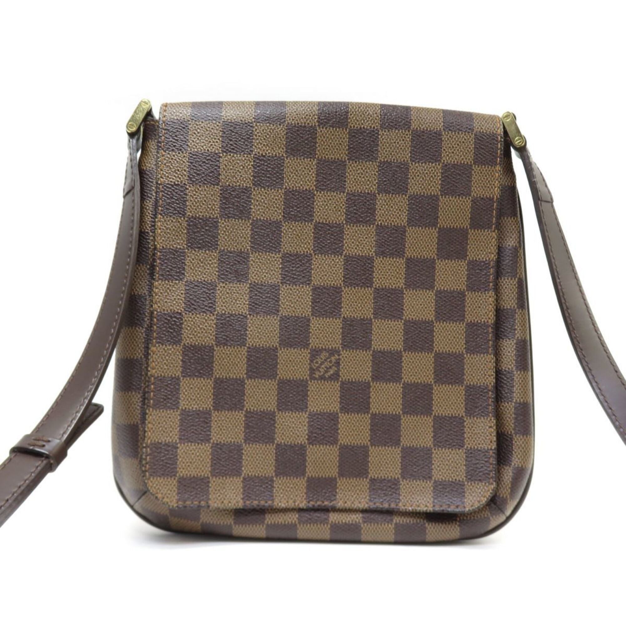 Louis Vuitton Brown Ebene Damier Canvas Shoulder Bag (Pre-Owned)