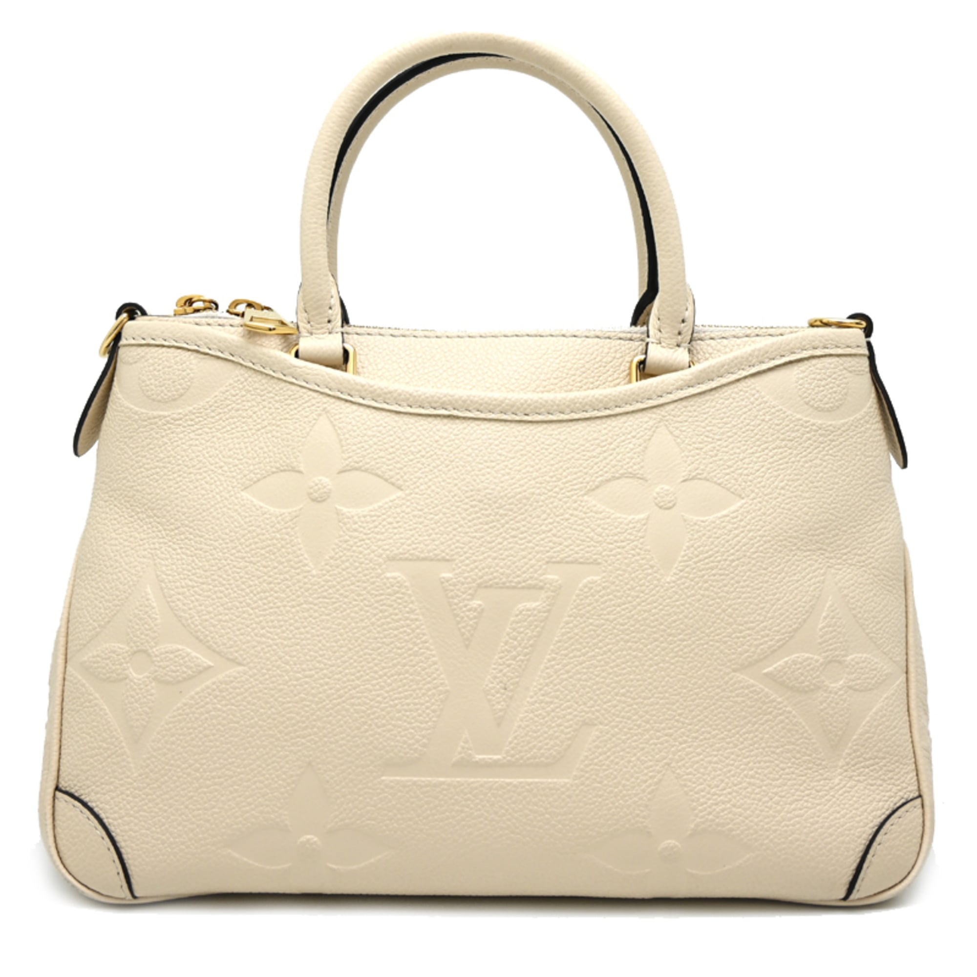 Louis Vuitton Cream Monogram Empreinte Handbag (Pre-Owned)
