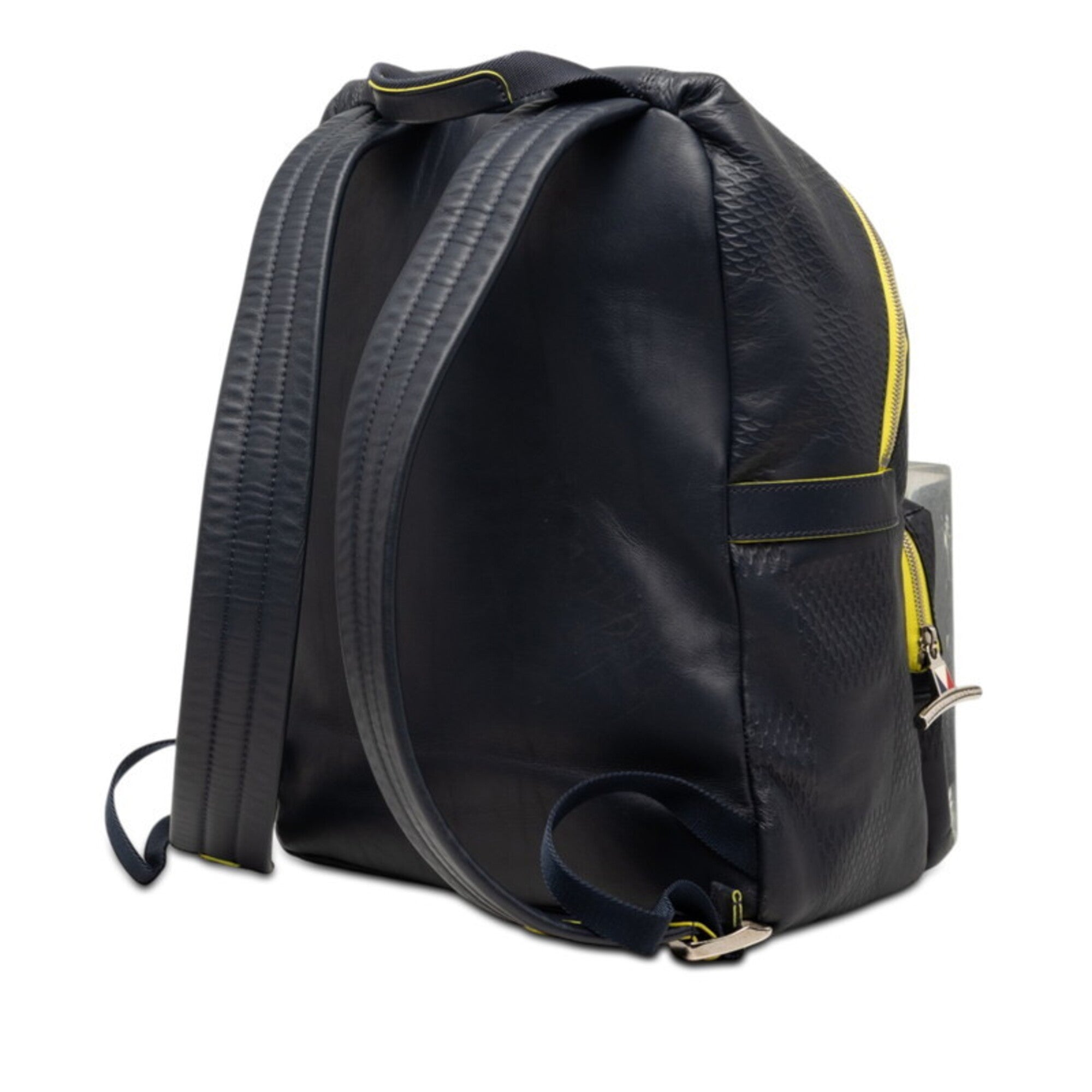 Louis Vuitton Blue Damier Canvas Infini Navy Leather Backpack (Pre-Owned)