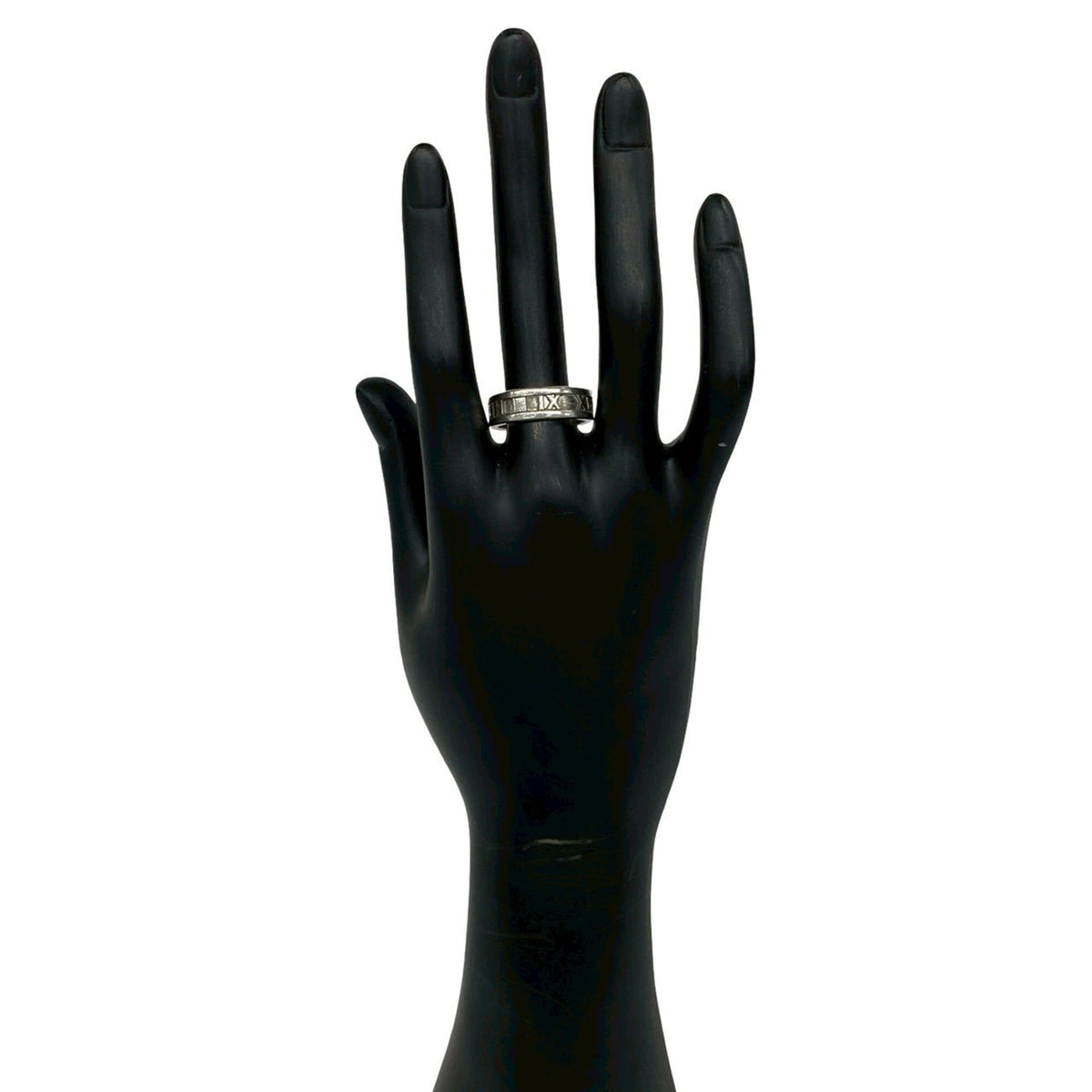 Tiffany Silver Silver 925 Band Ring (Pre-Owned)